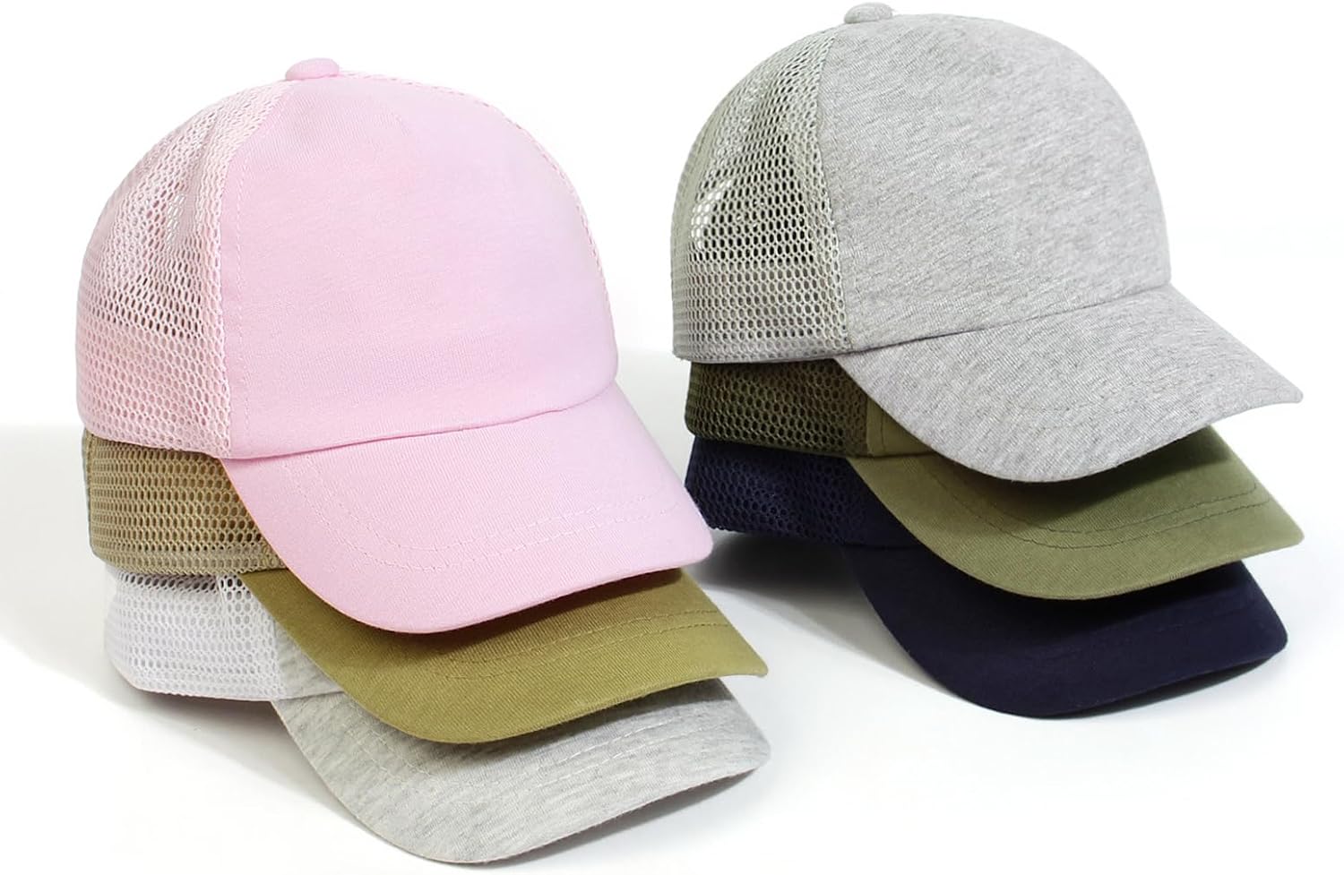 Duoyeree Toddler Baseball Cap Baby Cap Sun hat Print Dinosaur Pattern and Solid Color hat Kids boy Girl Age 0-8t