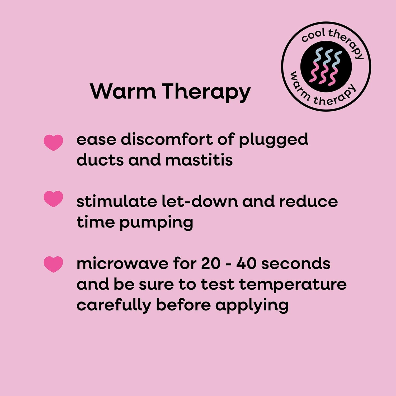 Bamboobies Soothing Nursing Pillows, Daytime Nursing Pads - Reusable, Hot Cold Compress for Breastfeeding- Discreet Leak-Proof Washable Pads for Breastfeeding - 2 Compress Pads, 2 Nursing Pads