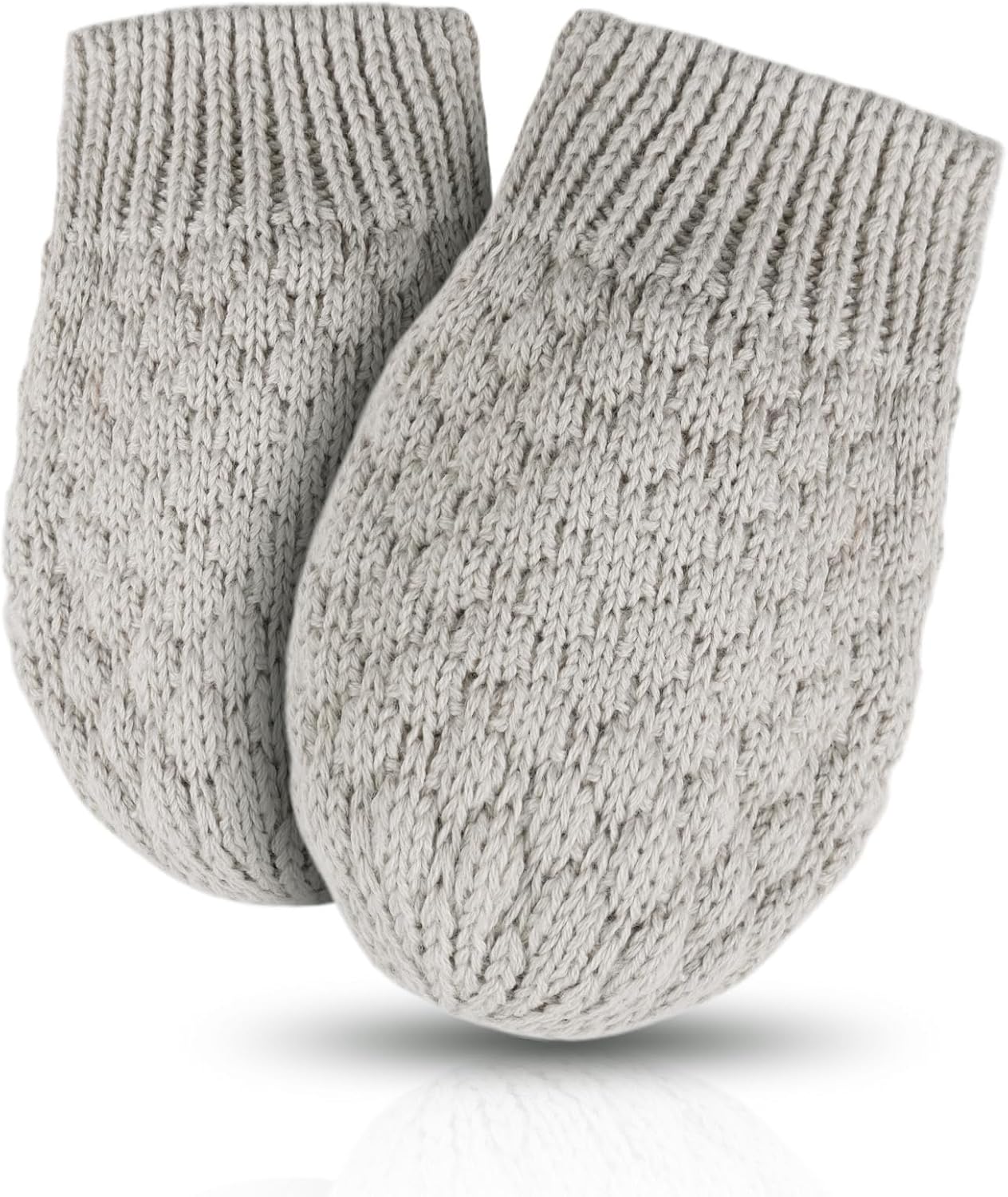 Baby Knit Mittens Toddler Boys Girls Gloves Winter Infant Newborn No Scratch Mitten 0-3 Years