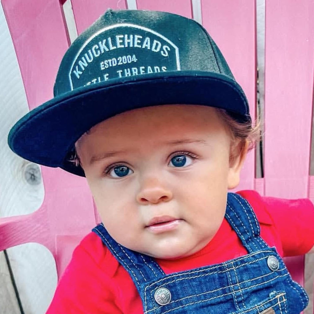 Baby Hats - Baseball Hat, Newborn Youth Flat Brim Mesh Trucker Surf Skate Bubba Bro Fitted Beach Cap Gorros para Bebes