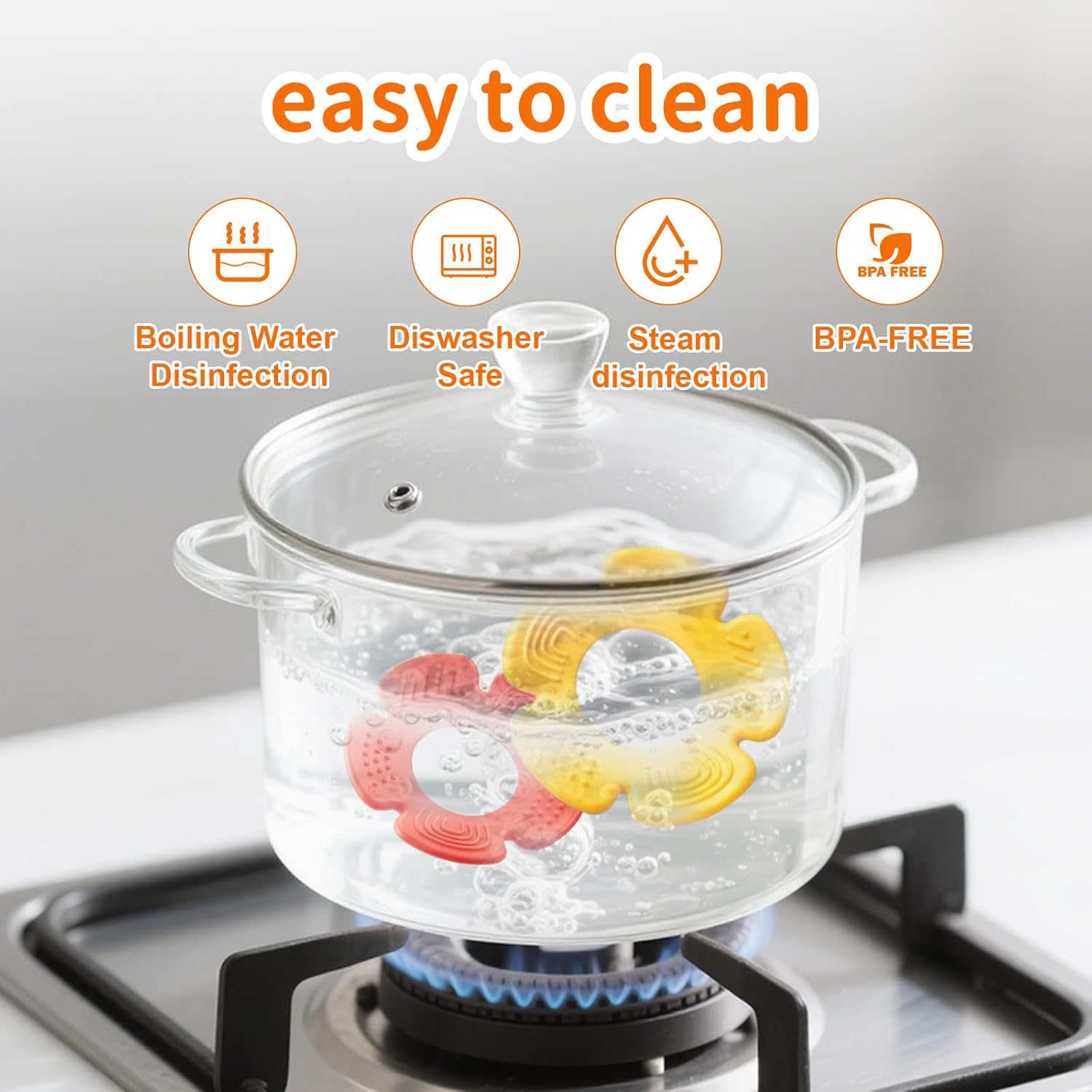 weirtoya 2 PCS Baby Rattles Teething Toys 3-6 Month, Baby Toys for 0-6 Months Infant Toy Sensory Toys with Beads Grasping Shaker, Newborn Must Haves Montessori Toys Babies Gifts