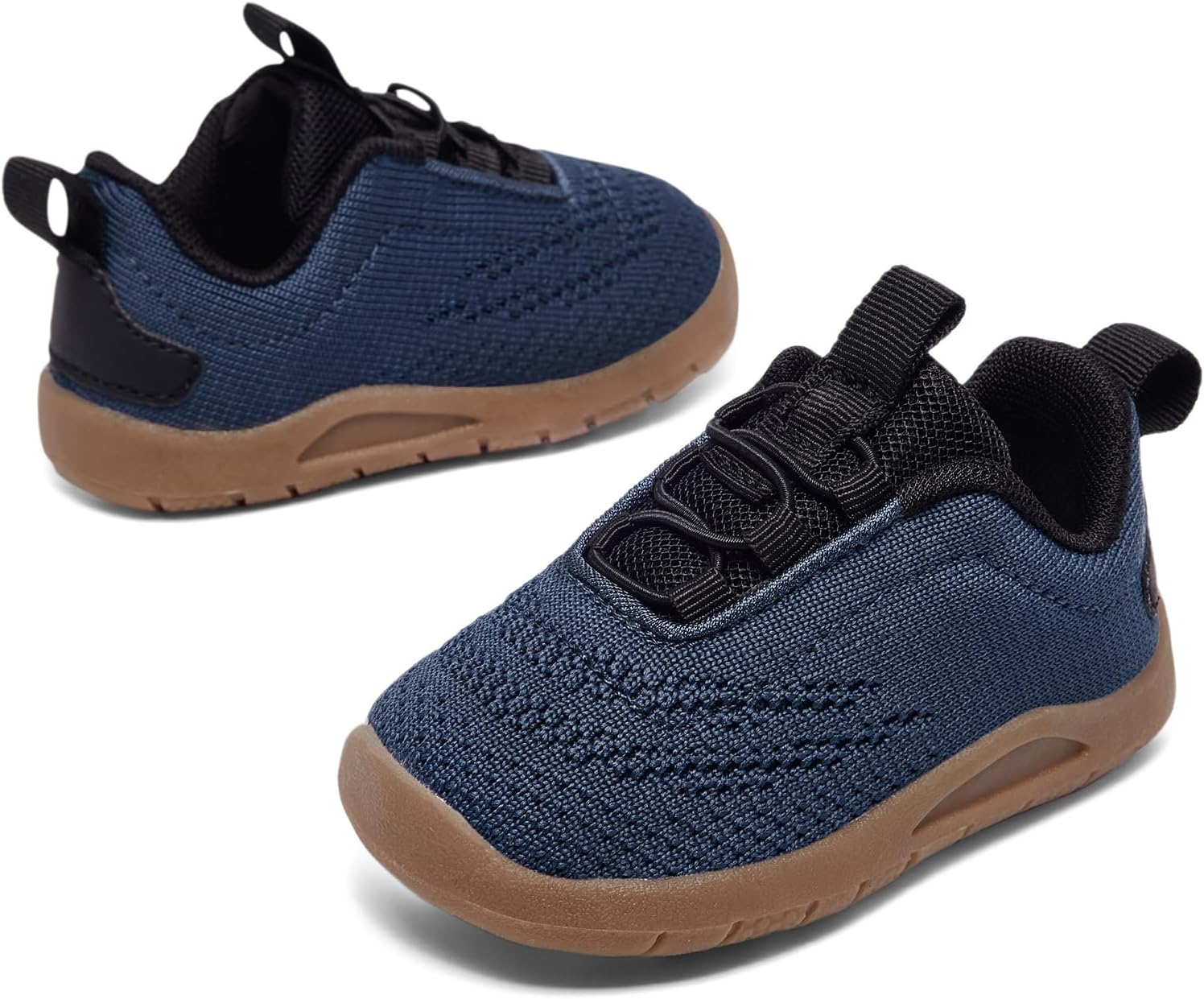 MORENDL Toddler Slip On Sneakers Baby Walking Shoes Non-Slip Breathable Unisex Pink Mesh Lace-Up Athletic Sneakers Infant Running Shoes