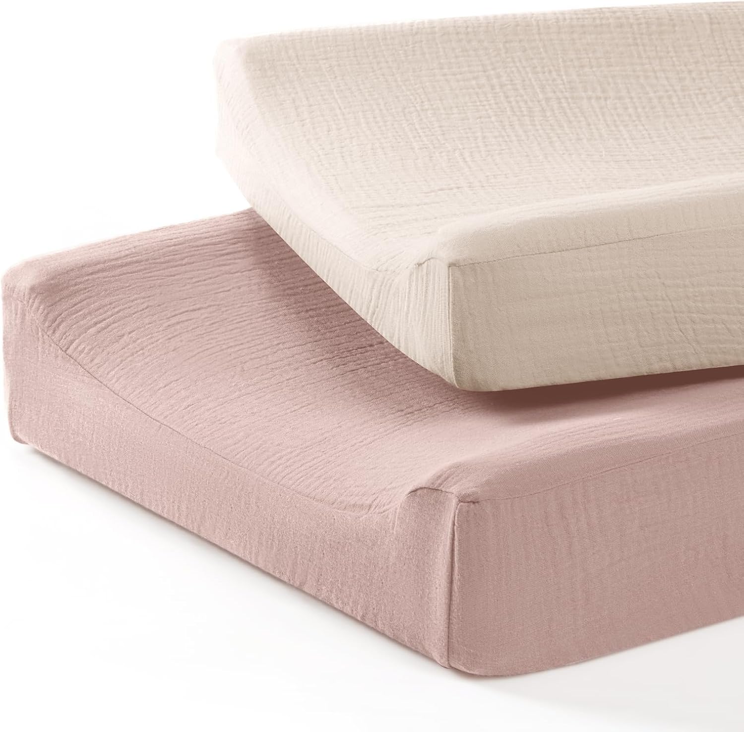 lulumoon Baby Changing Pad Cover: Muslin Diaper Changing Table Pad Cover - Changing Pad Sheets for Girls Boys