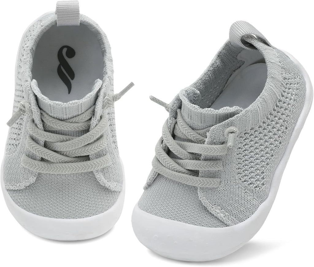 JIASUQI Baby Shoes for Toddler Boys Girls Sneakers Slip on Walking Shoes for Babies