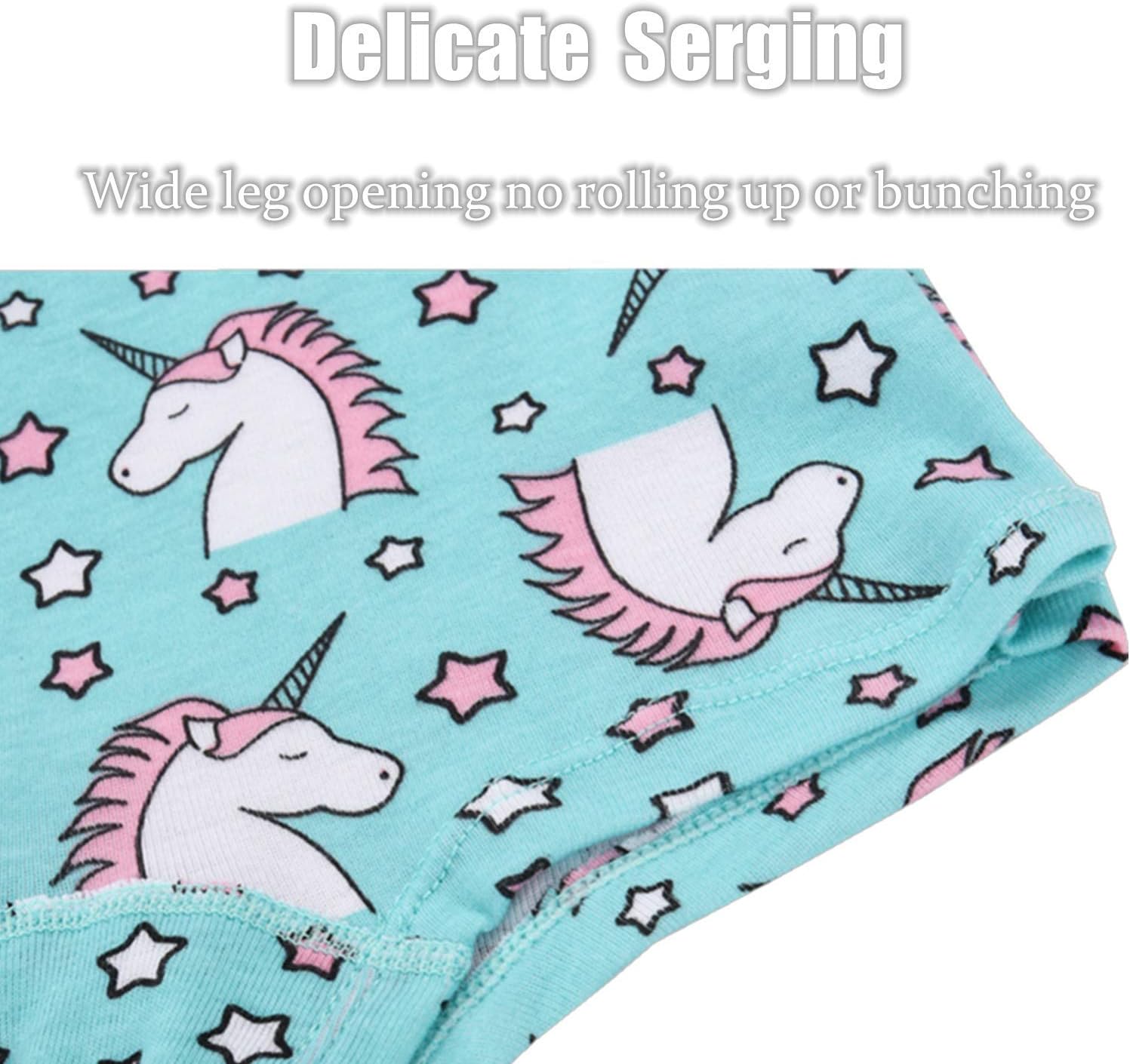 Cczmfeas Girls Hipster Cotton Underwear Boyshort Panties 6 Pack