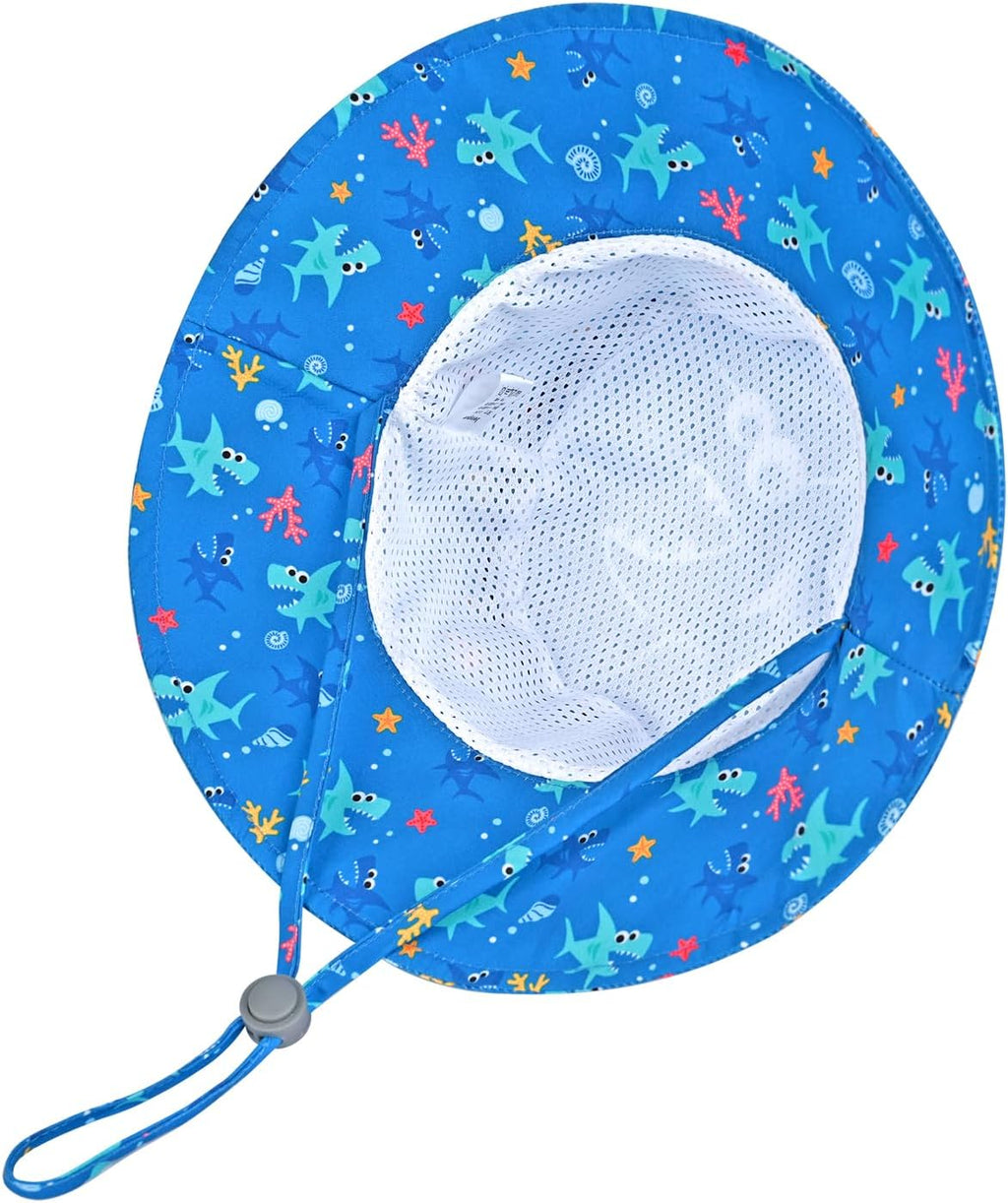 Kids Toddler Baby Boy Sun Hat Summer Bucket Hats with UPF 50+ UV Sun Protective