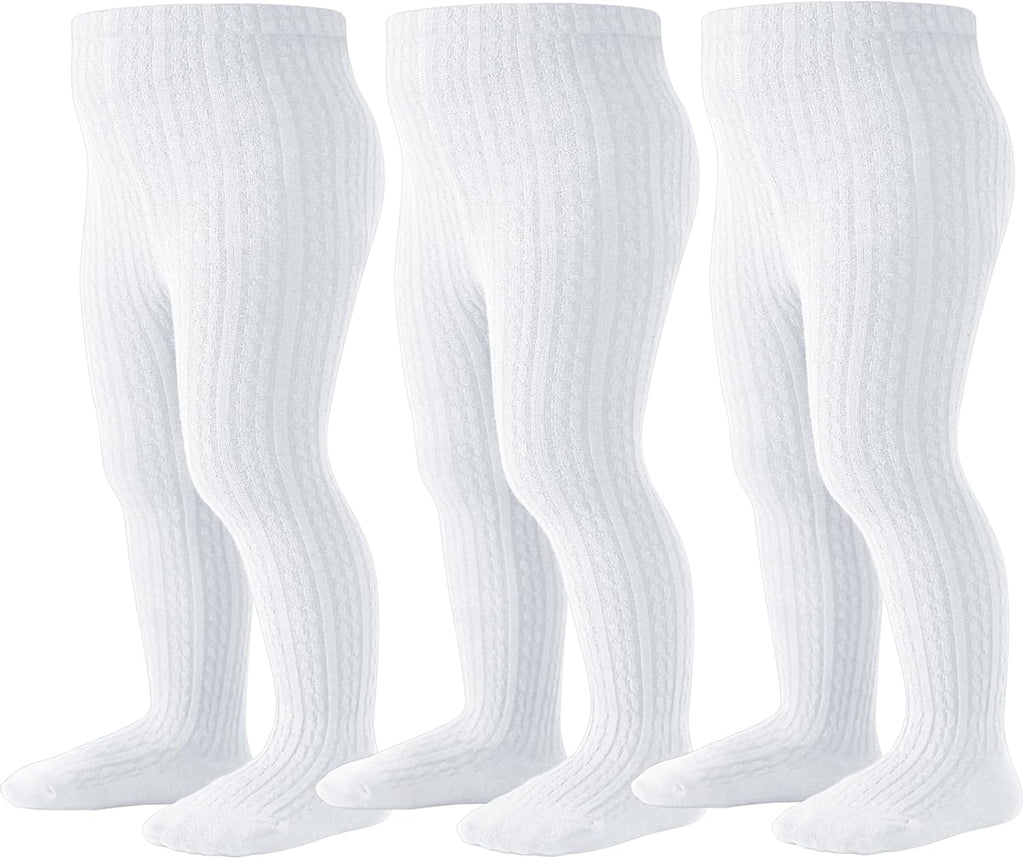 Baby Tights Toddler Stockings Tights Soft Cotton Cable Knit Baby Girl Tight Leggings Newborn Infant 0-4T