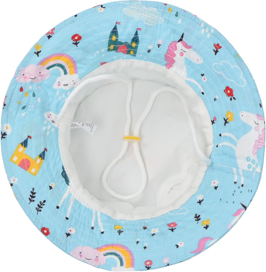 Baby Sun Hat Toddler Beach Swim Hats UPF 50+ Summer Bucket Hat Kids Infant Wide Brim Adjustable Sun Hat for Baby Boy Girls