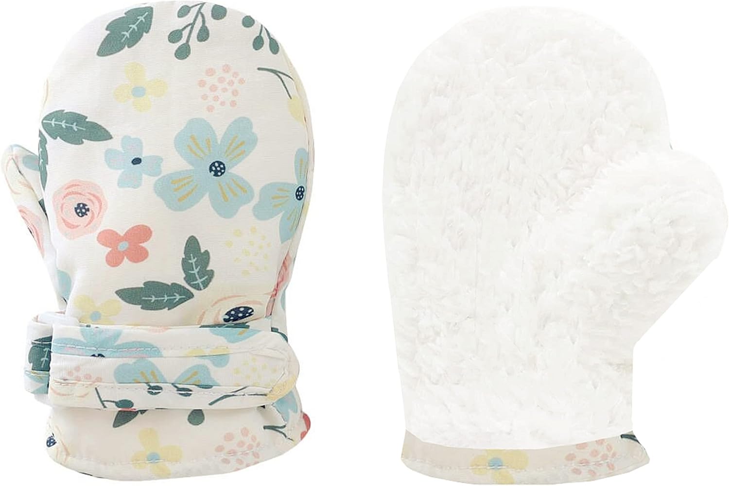 Toddler Gloves Kids Mittens Winter Warm Lined Fleece Gloves Waterproof Snow Baby Mitten for Boys Girls