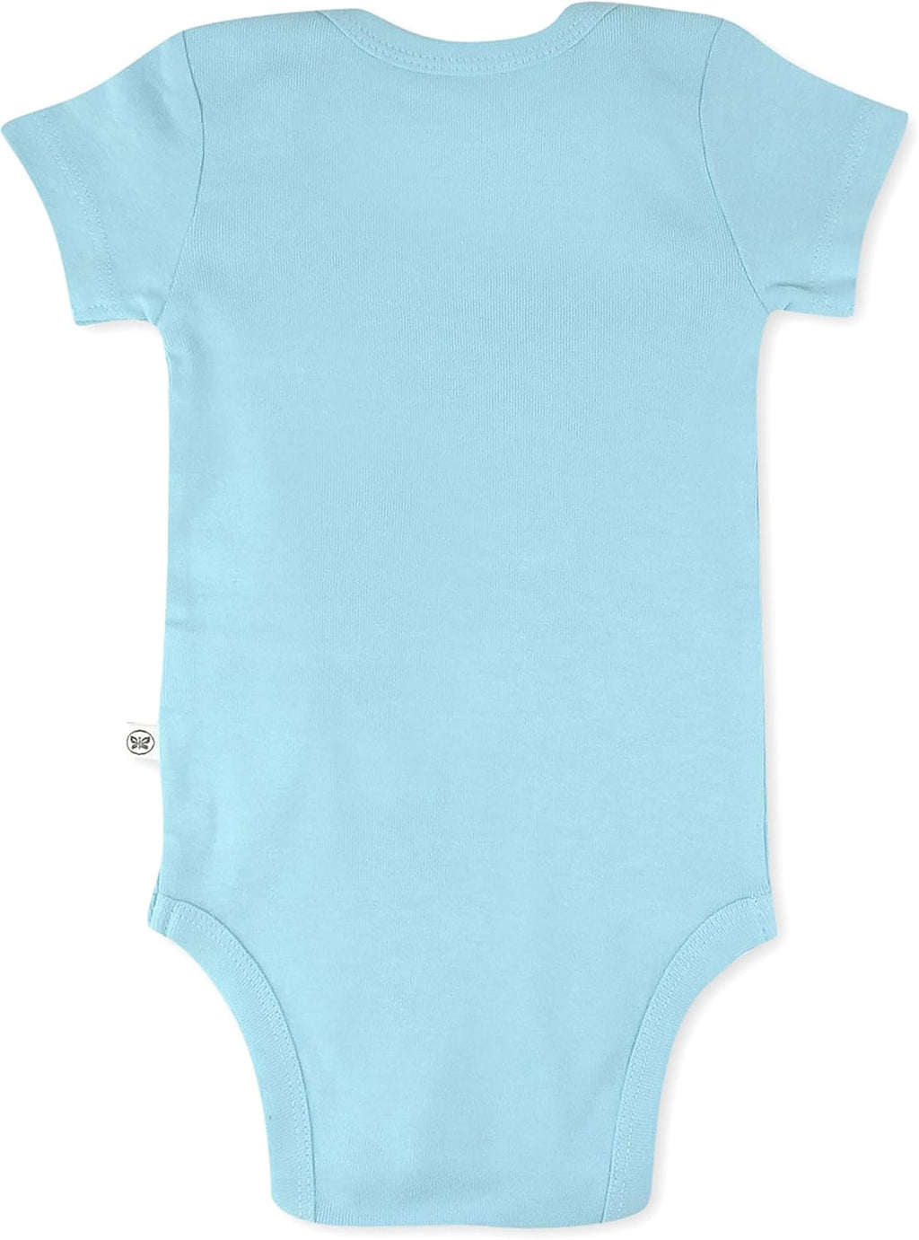 HonestBaby unisex-baby 10-pack Short Sleeve Bodysuits One-piece 100% Organic Cotton for Infant Baby Boys, Girls