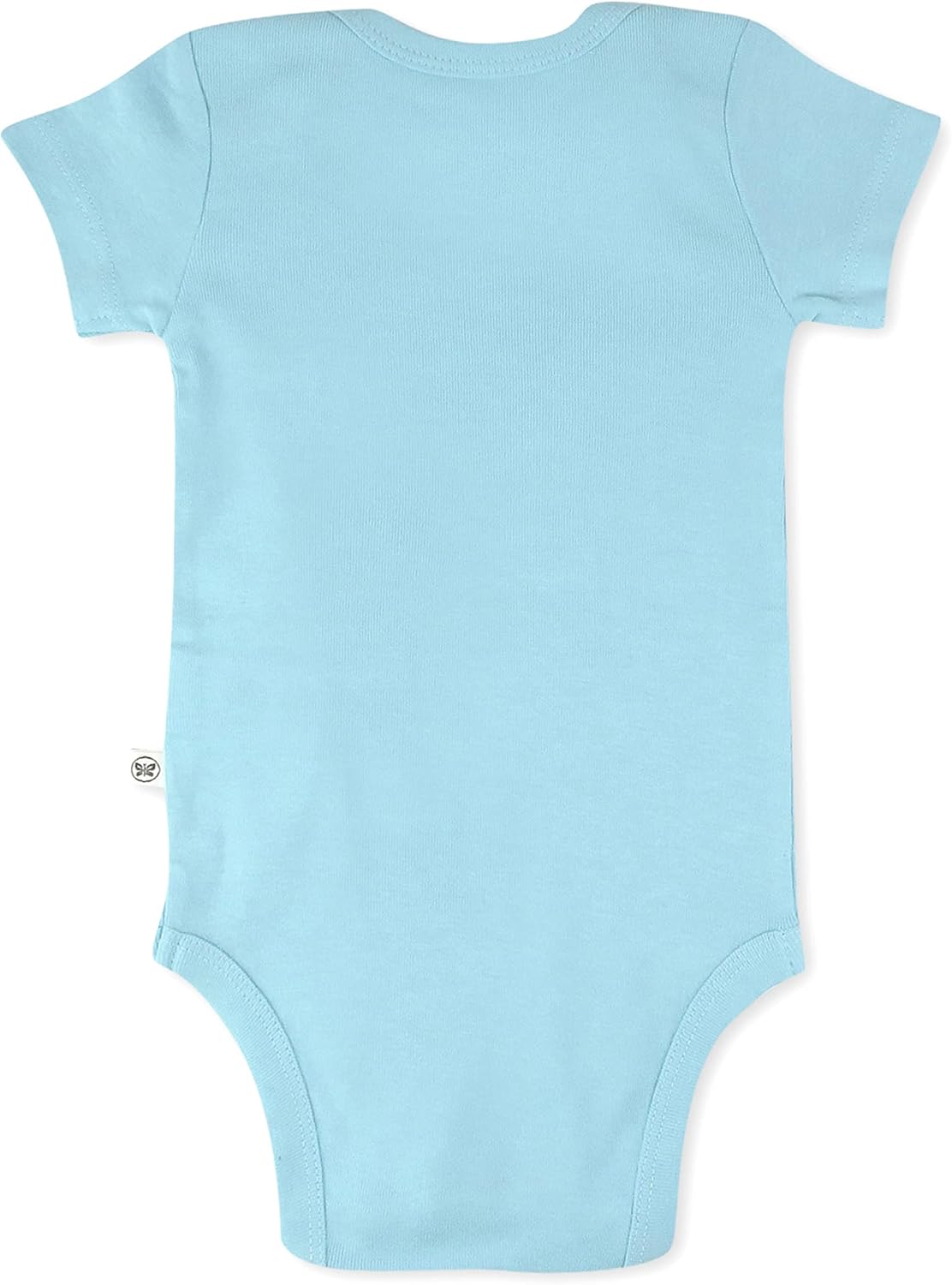 HonestBaby unisex-baby 10-pack Short Sleeve Bodysuits One-piece 100% Organic Cotton for Infant Baby Boys, Girls