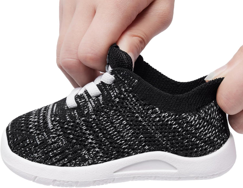 MORENDL Toddler Shoes Baby Walking Sock Shoes Infant Sneakers 0-4 Years Boy Girl Barefoot Tennis Shoe Non-Slip Brethable