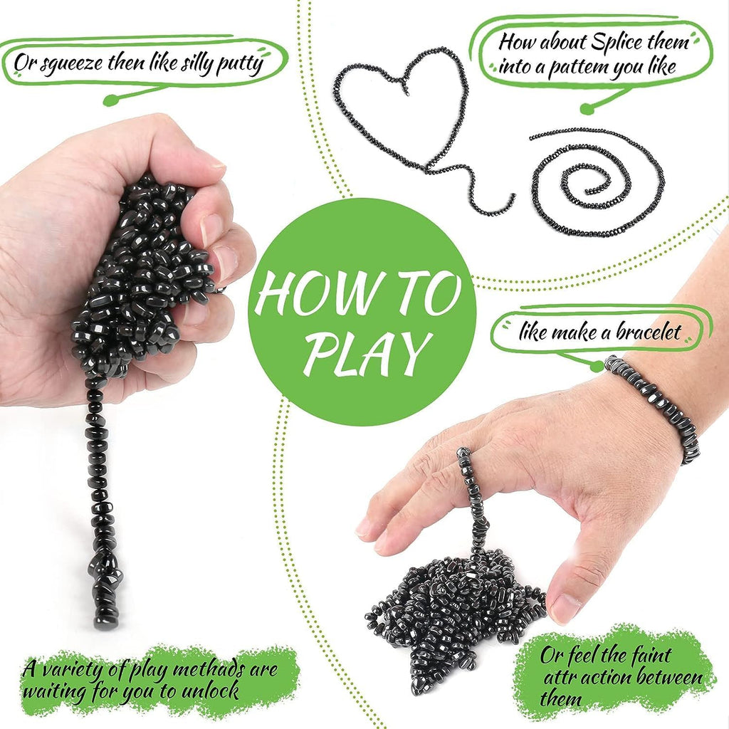 1100pcs Ferrite Putty, fidget toys, Fidget Toys Adults, Desk Fidgets Toys for Office Stress/Anxiety Relief,Adults gifts