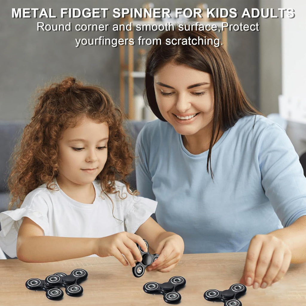 SCIONE Fidget Spinner Toy 1 Pack, Stress Anxiety Relief Sensory Fidget Toys for Kids Adults, Cool Fidget Spinners for ADHD Autism Birthday Gifts Stocking Stuffers Classroom Prizes for Boys Girls