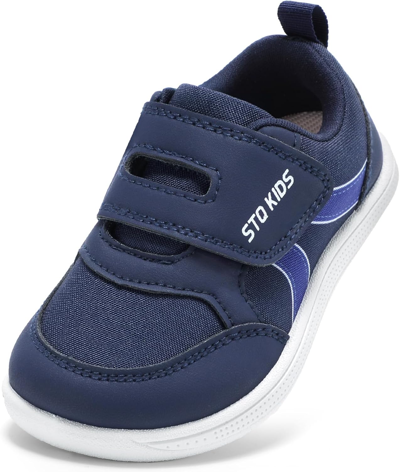 Toddler Wide Toe Box Barefoot Shoes Boys Girls Sneakers Kids Tennis Shoes Preschool Non Slip Lightweight Comfortable First Walking Shoes Running Outdoor Activities