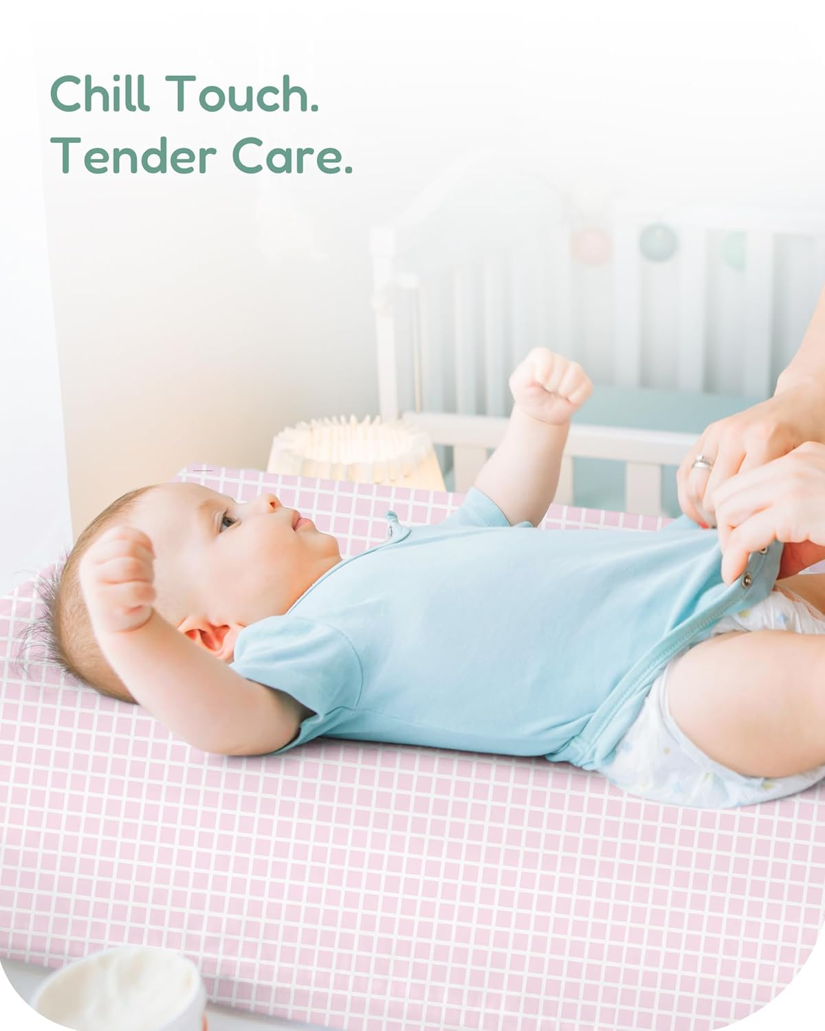 Extra Stretchy Changing Pad Cover, Ultra Soft Premium Jersey Knit Changing Pad Sheets, Unisex for Boys Girls, Fits All Standard Changing Tables/Dresser Tops - 2 Pack