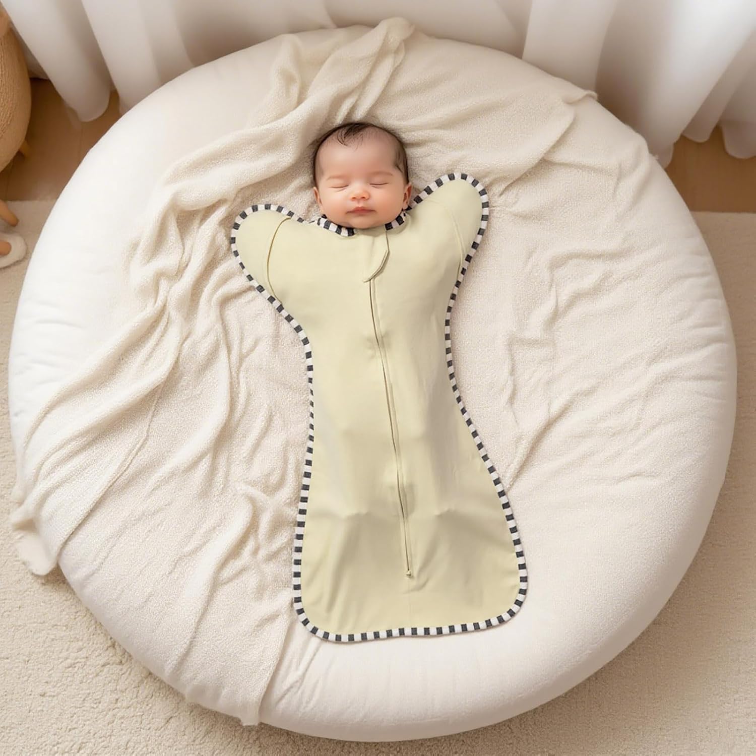 Baby Transition Swaddle 2-Pack, Newborn Sleep Sack, Arms Up Design (Arms In/Out), Infant Swaddle for Boys Girls