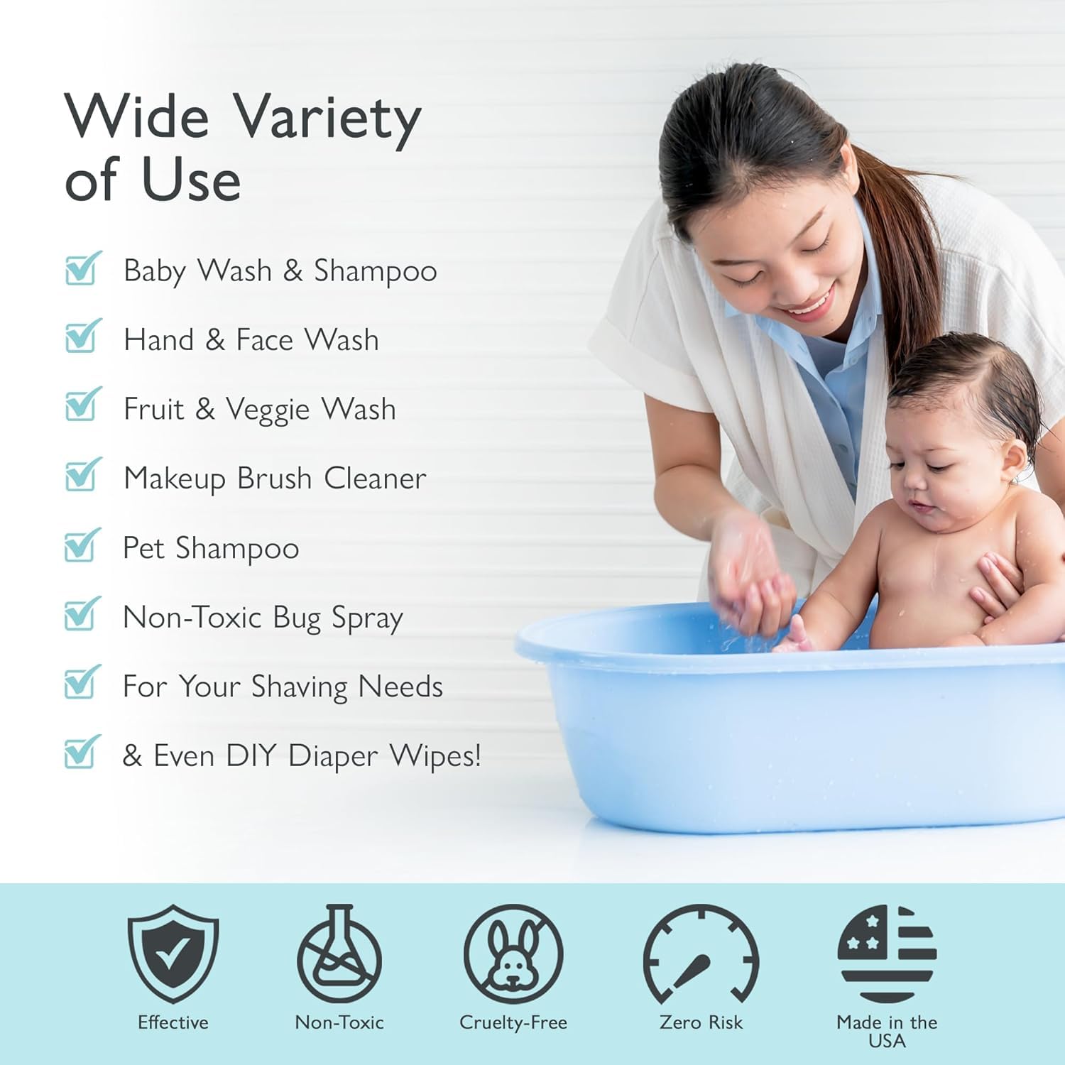 SoCal Suds & Company 2oz Organic Foaming Baby Wash & Shampoo - Fragrance Free