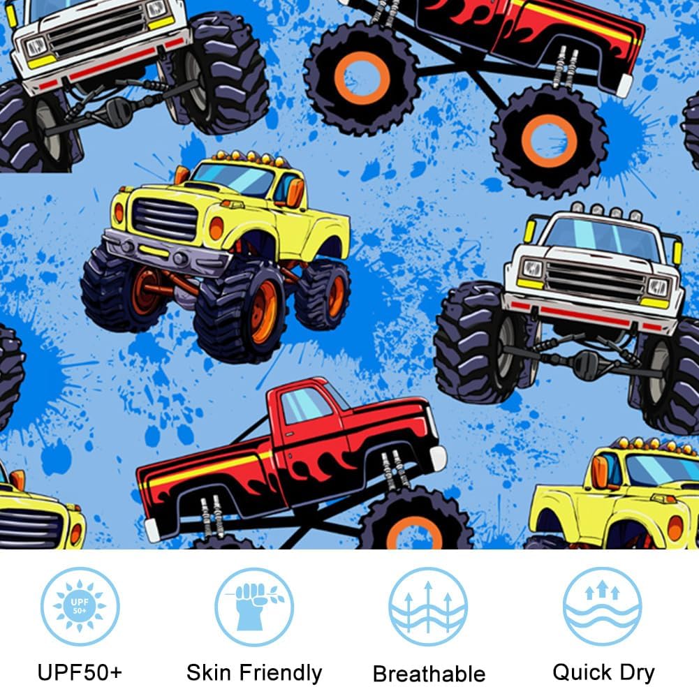 Funnycokid Baby Swimsuit Boy Toddler Bathing Suit Rash Guard UPF 50+ Swimwear 6 Months-4T