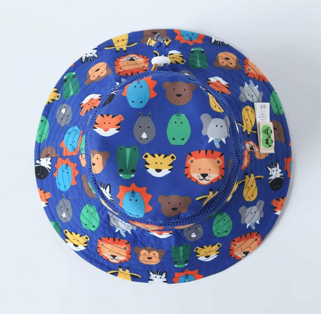 Home Prefer UPF50+ Wide Brim Sun Hat Boys Girls Sun Protection Hat Zoo Beach Swim Safari Bucket Hat for Baby Toddler Kid