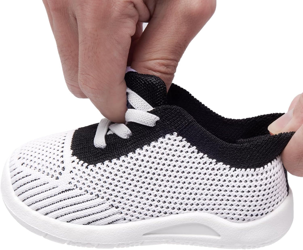 MORENDL Toddler Shoes Baby Walking Sock Shoes Infant Sneakers 0-4 Years Boy Girl Barefoot Tennis Shoe Non-Slip Brethable