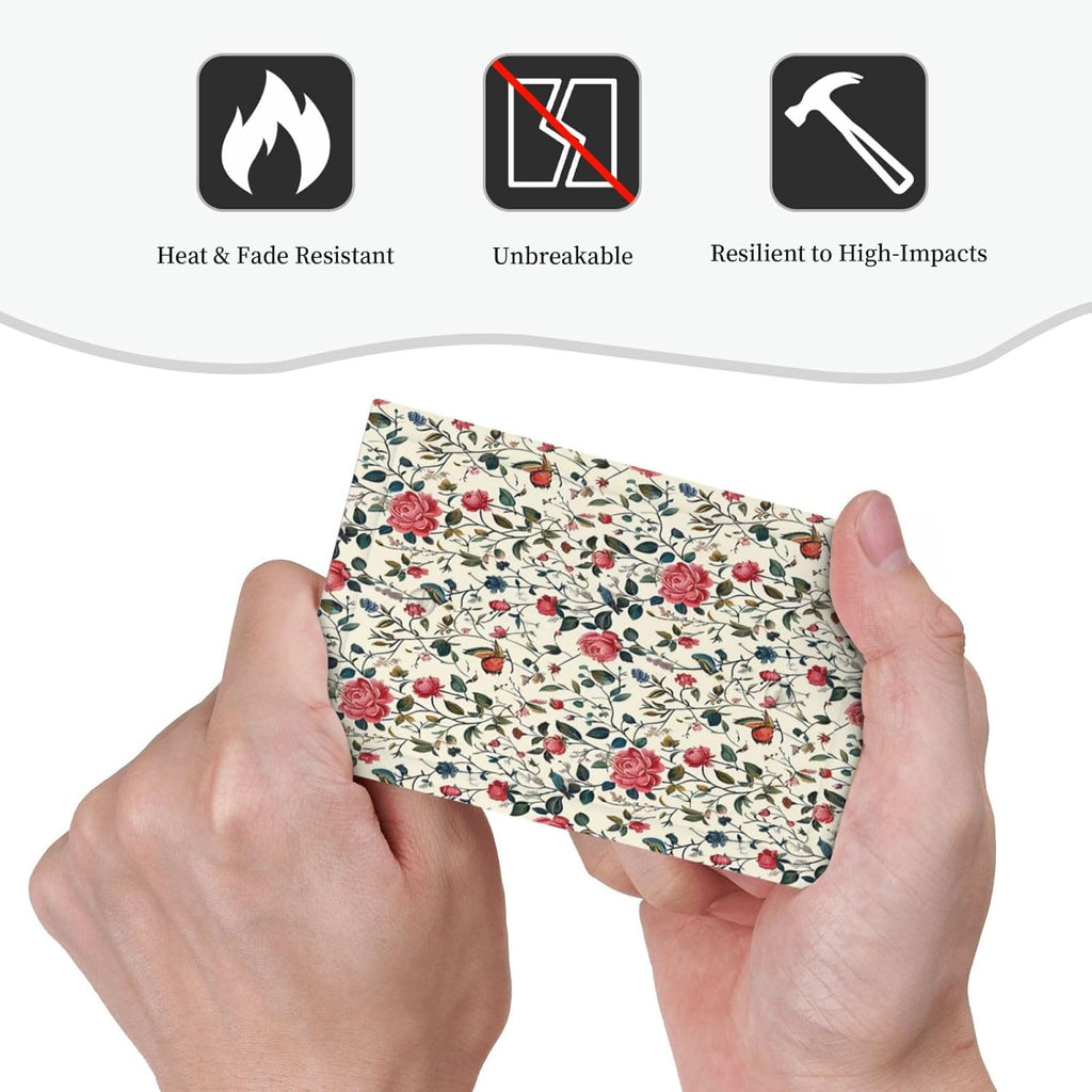 Light Switch Cover Plate Vintage Flowers Rose Leaf Bird Butterfly 1 Gang No Device Blank Electrical Wall Plates Faceplate Decorative Switch Plate for Bedroom living Room Decor