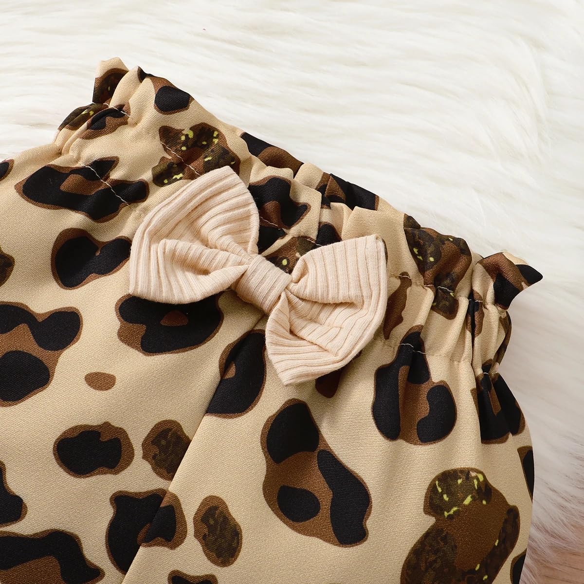 Newborn Baby Girl Clothes, Infant Girl Outfits Long Sleeve Ruffle Romper + Floral Pants + Headband Set