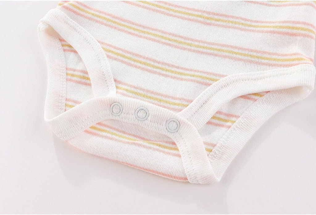 Baby Boy Girl 10 Piece Combined Type Clothing Set Cotton Baby Bodysuits and Pants Set Home Outdoor Infant Clothes