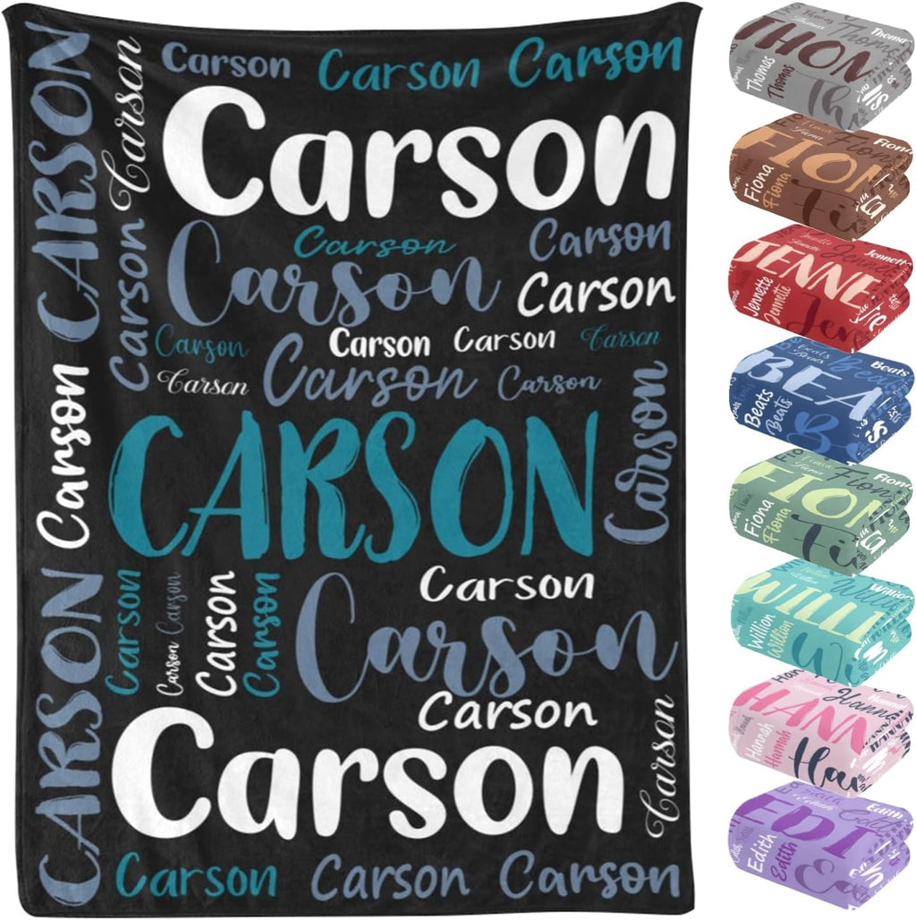 Custom Blanket Personalized Baby Blankets Customized Blanket with Name for Girls Adult Women