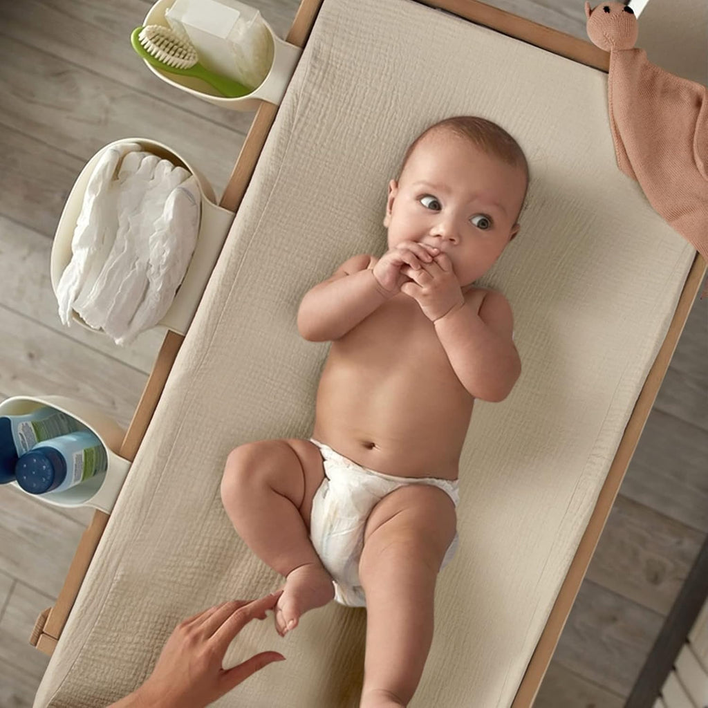 lulumoon Baby Changing Pad Cover: Muslin Diaper Changing Table Pad Cover - Changing Pad Sheets for Girls Boys