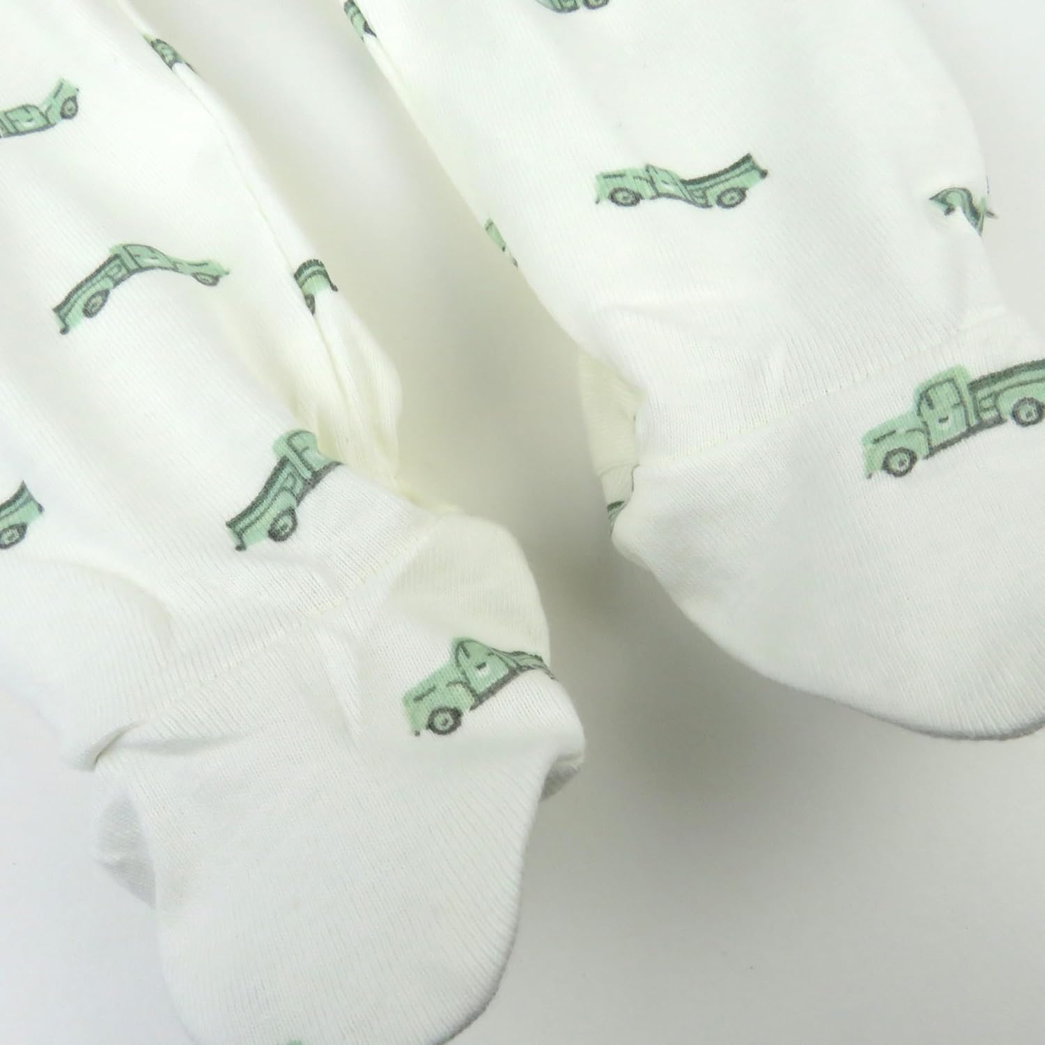 HonestBaby 3-pack Footed Pants Roomy Fit Pull on Bottoms 100% Organic Cotton for Infant Baby Boys, Girls, Unisex