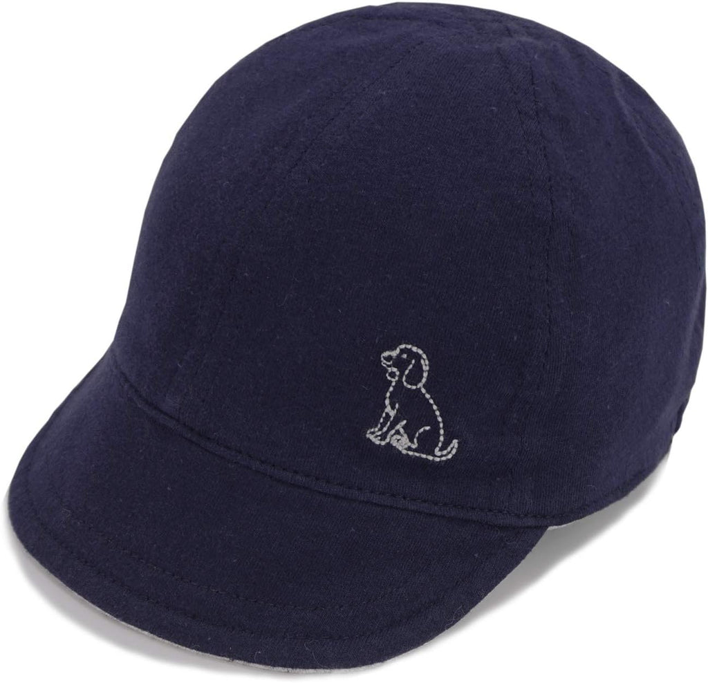 Keepersheep Baby Reversible Baseball Cap Infant Sun Hat, Cotton Knit Soft Brim for Infant Toddler, Summer Outdoor Unisex