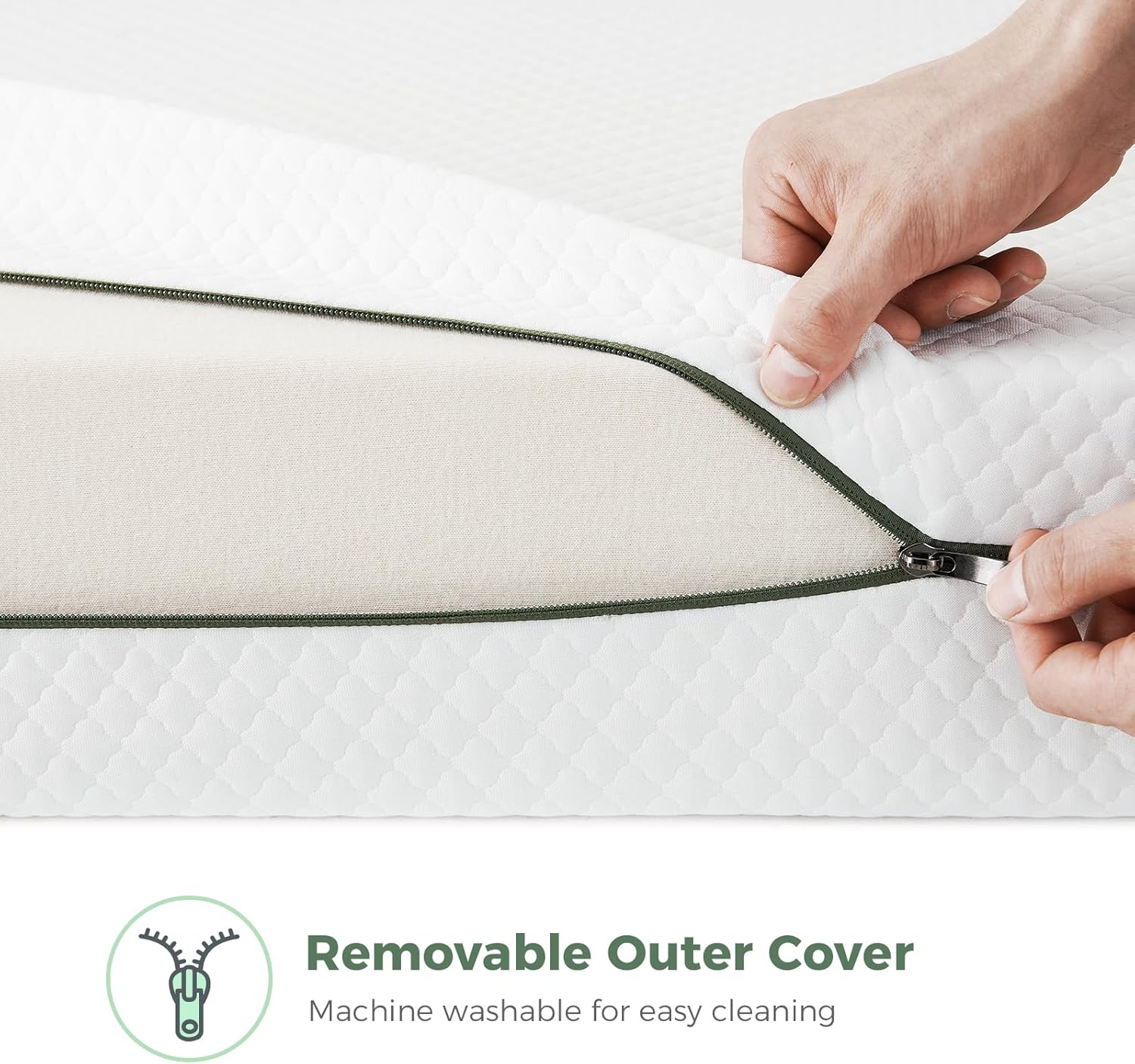 Crib Mattress, Dual-Sided Comfort Baby and Toddler Mattress with Gel Memory Foam and Removable Cover, Fits Standard Size Cribs and Toddler Bed, 52x27.5x5.5 inches