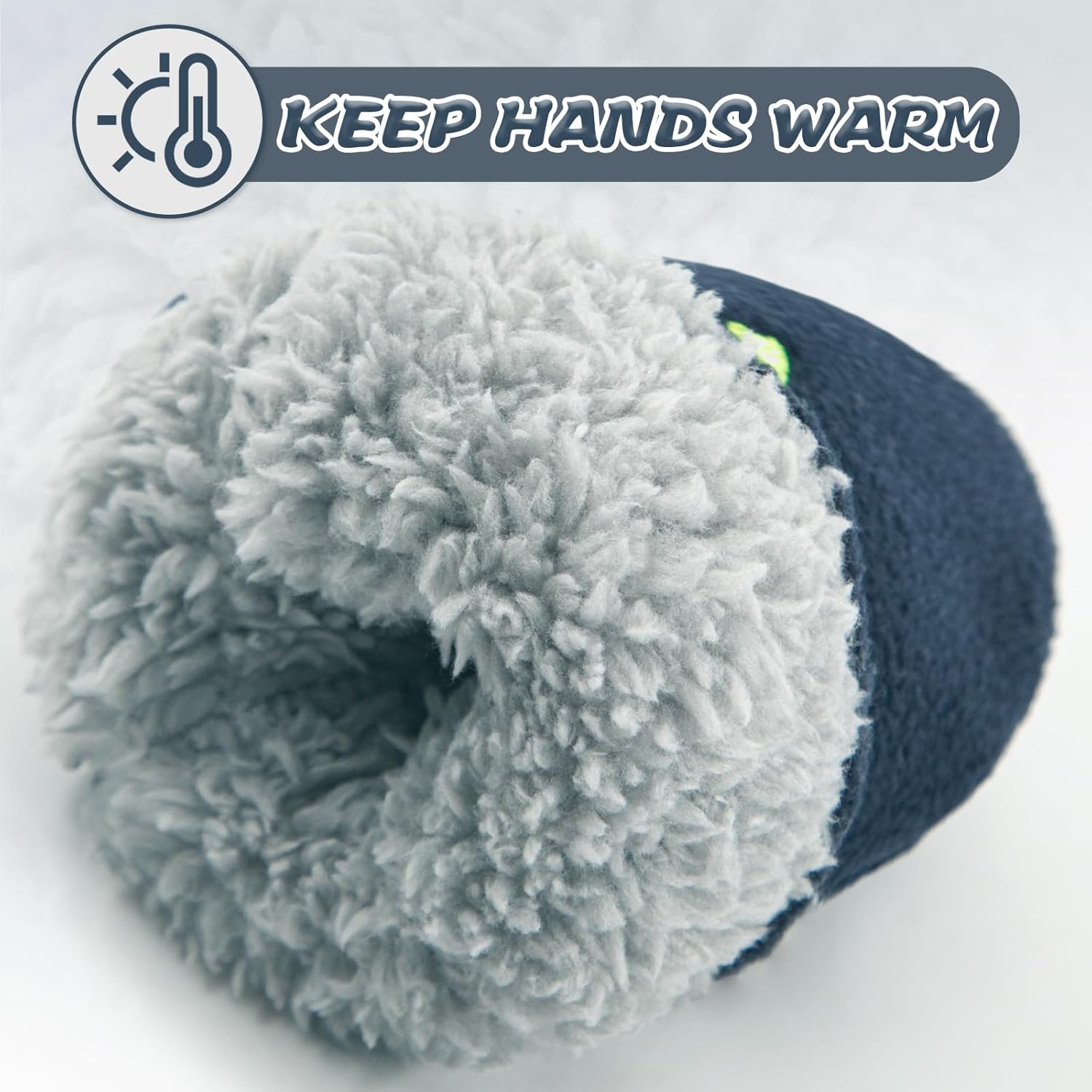 BAVST Baby Toddler Winter Mittens Girls Warm Fleece Lined Gloves Kids Sherpa Lined Mittens for Boys