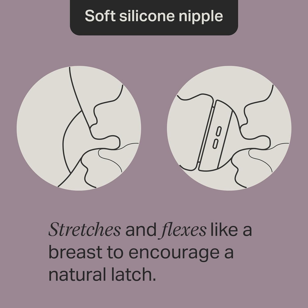 Tommee Tippee Advanced Anti-Colic 5 oz BPA Free Baby Bottles, Newborn 0+ Months, Slow Flow Breast-Like Nipple, Unique Design Keeps Air Away from Milk and Baby, Clear, Pack of 2