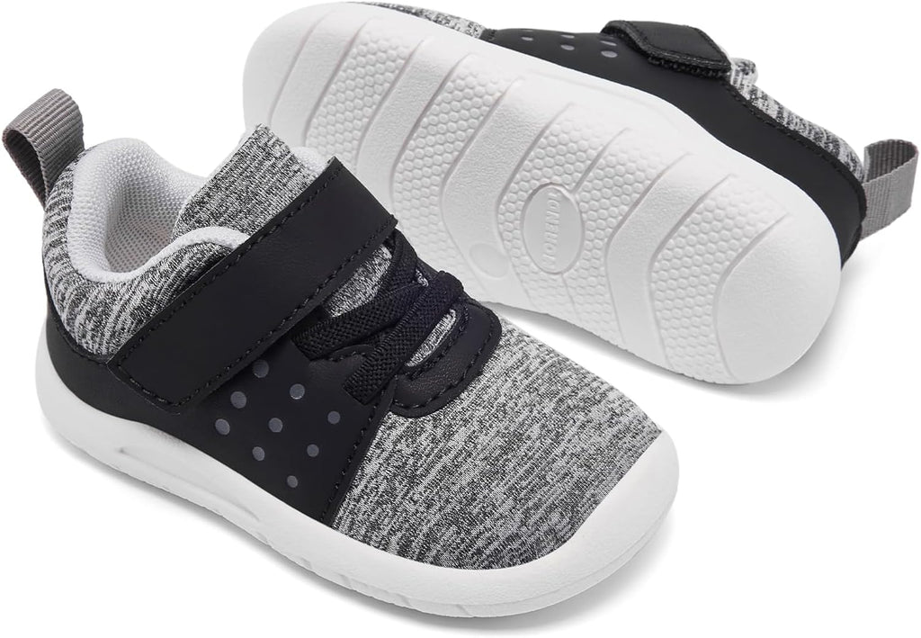 MORENDL Toddler Baby Shoes 0-4 Years Boy Girl Lightweight Breathable Non-Slip Sports Sneakers Running Walking Tennis Barefoot Shoes