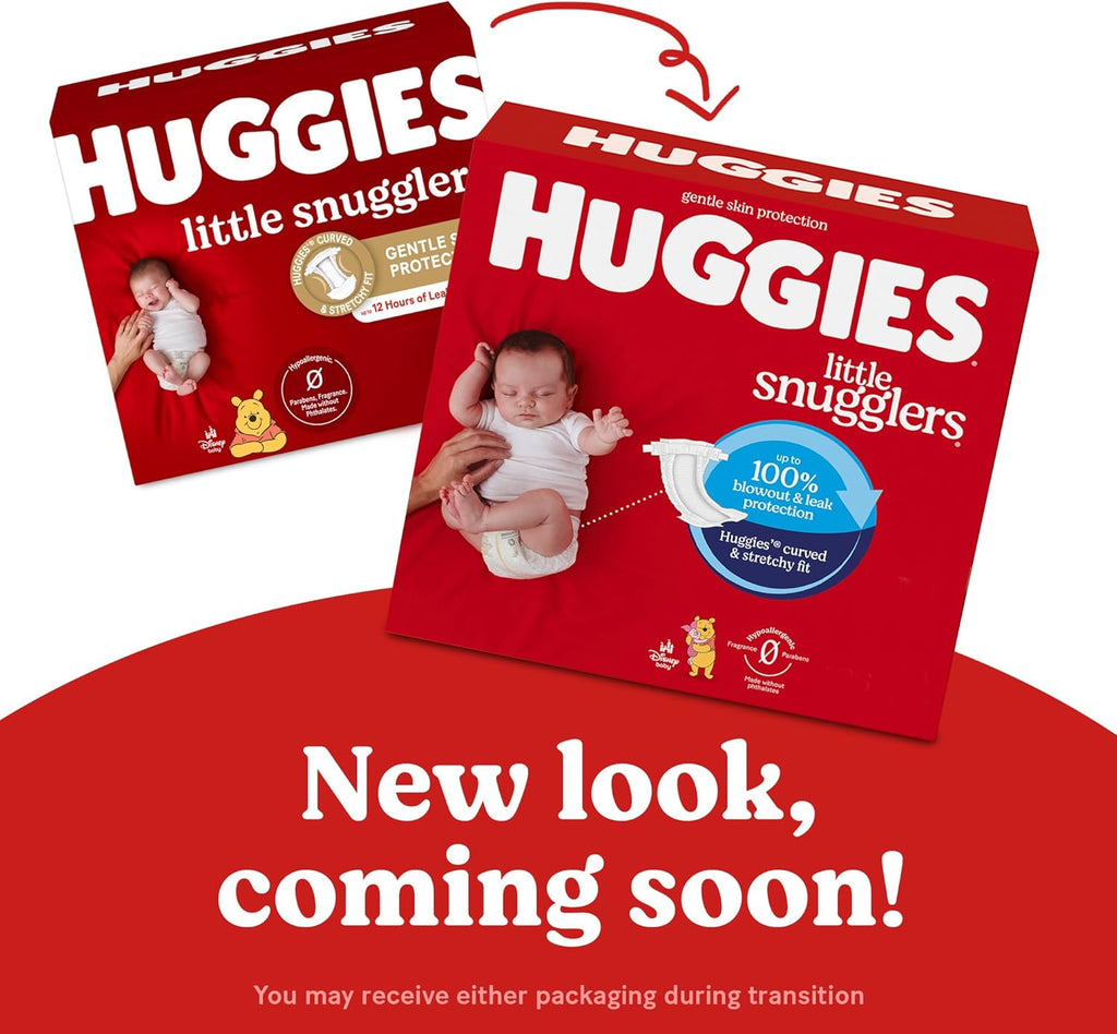 Huggies Size 6 Diapers, Little Snugglers Baby Diapers, Size 6 (35+ lbs), 96 Ct (2 packs of 48)