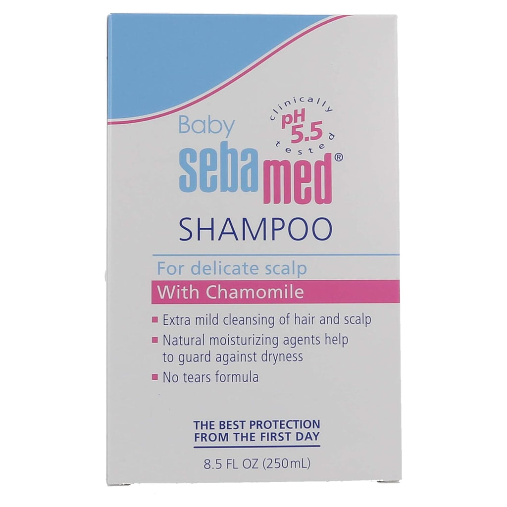SEBAMED Children's Baby Shampoo Extra Mild Cleanser for Delicate Baby Hair and Scalp (250mL)