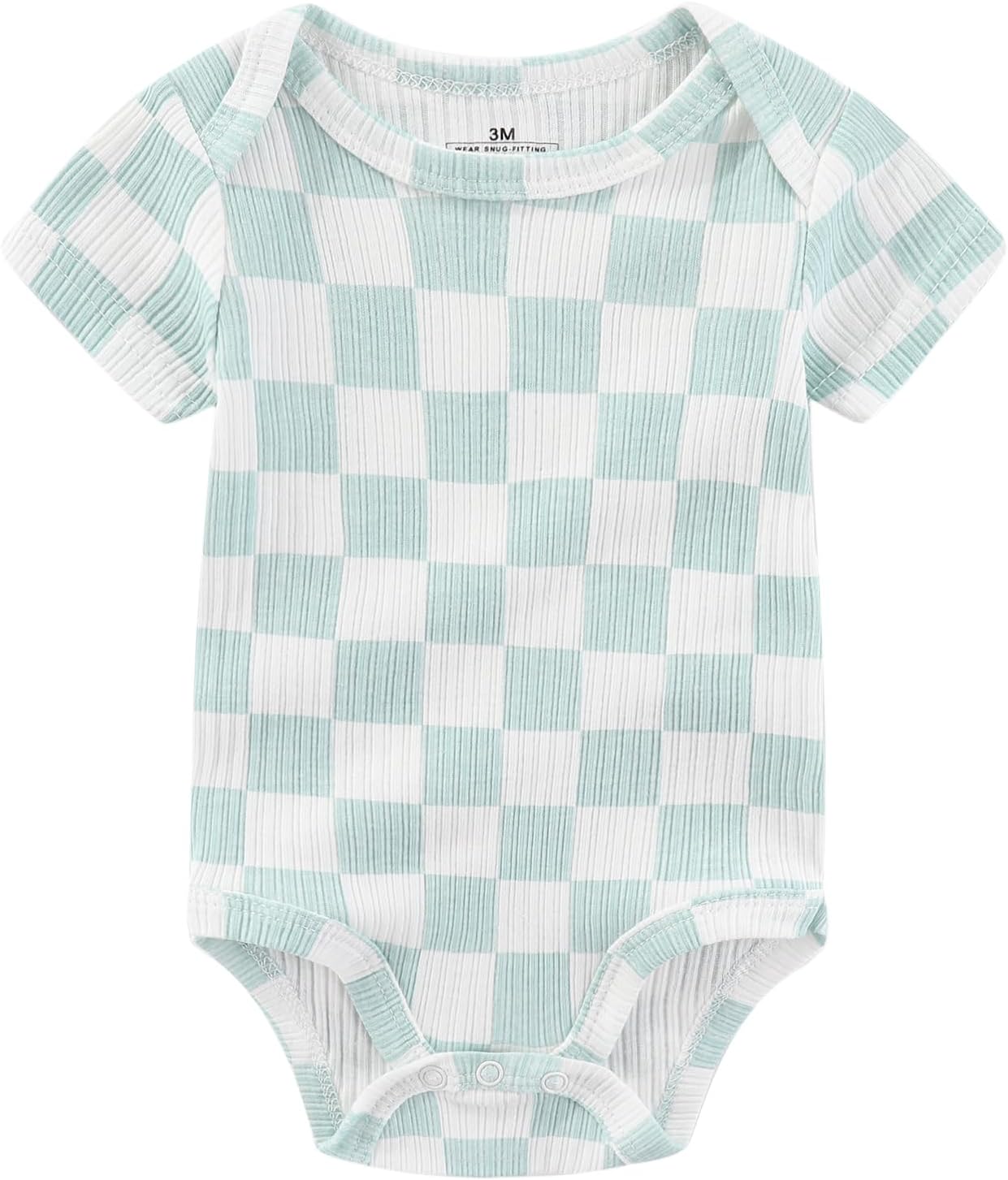 Baby Bodysuit and Pant Set Summer Ribbed Mix Match Infant Boy Girl Clothes Outfits