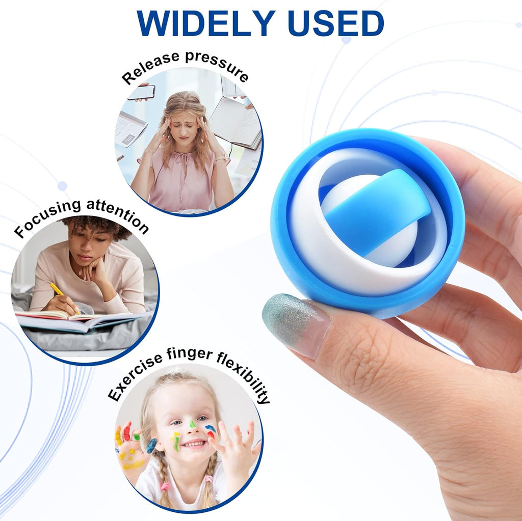Fidget Toys for Kids, Fidget Gyro for Adults, Gifts for Boys Girls Teens Kids Christmas New Year Valentine's Day, ADHD Autism Stress Relief Finger Toys Classroom