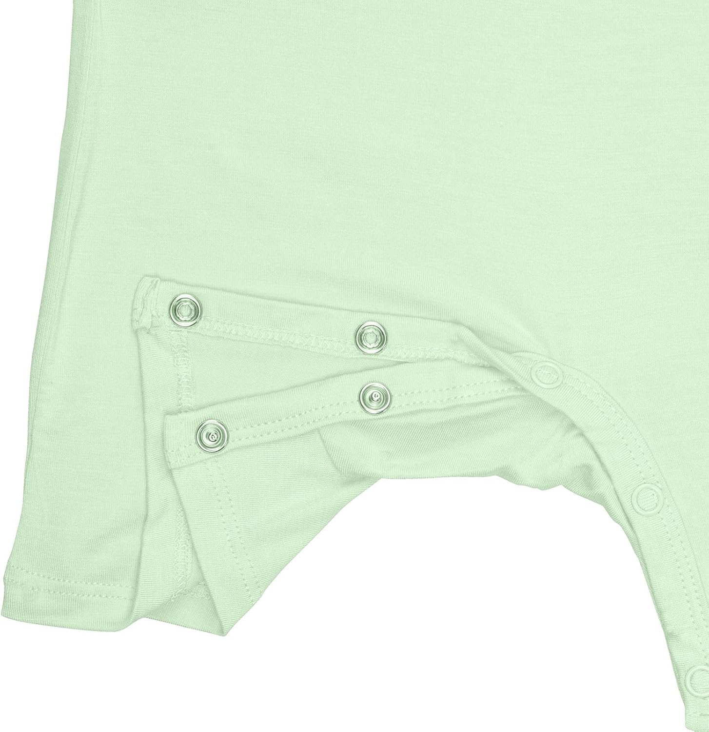 GUISBY Rayon Baby Pajamas, Short Sleeve Footless Rompers, Snap Closure Sleeper for Boy Girls