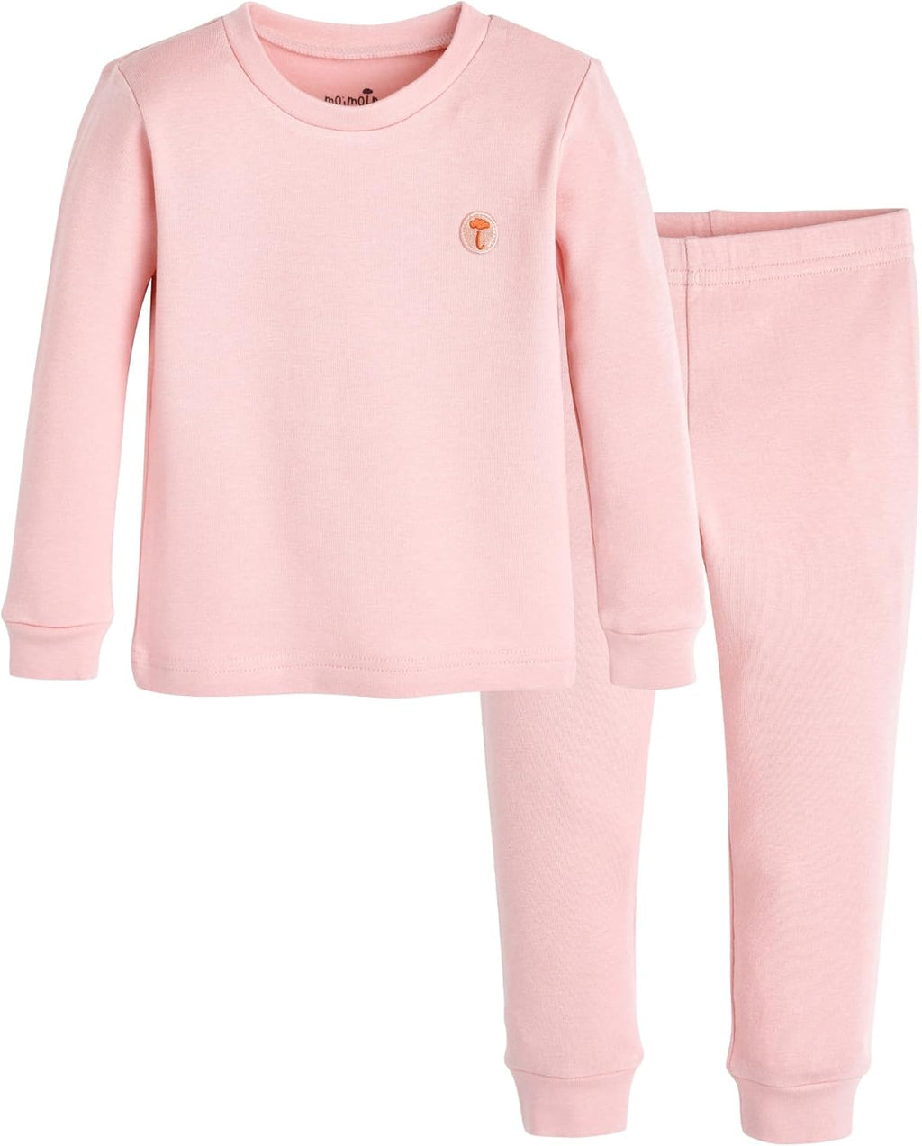 moimoln 6M-8Y Modal Cotton Solid Soft Breathable Baby Toddler Boys Girls Snug fit Pjs Long Sleeve Pajamas Set Sleepwear Daily