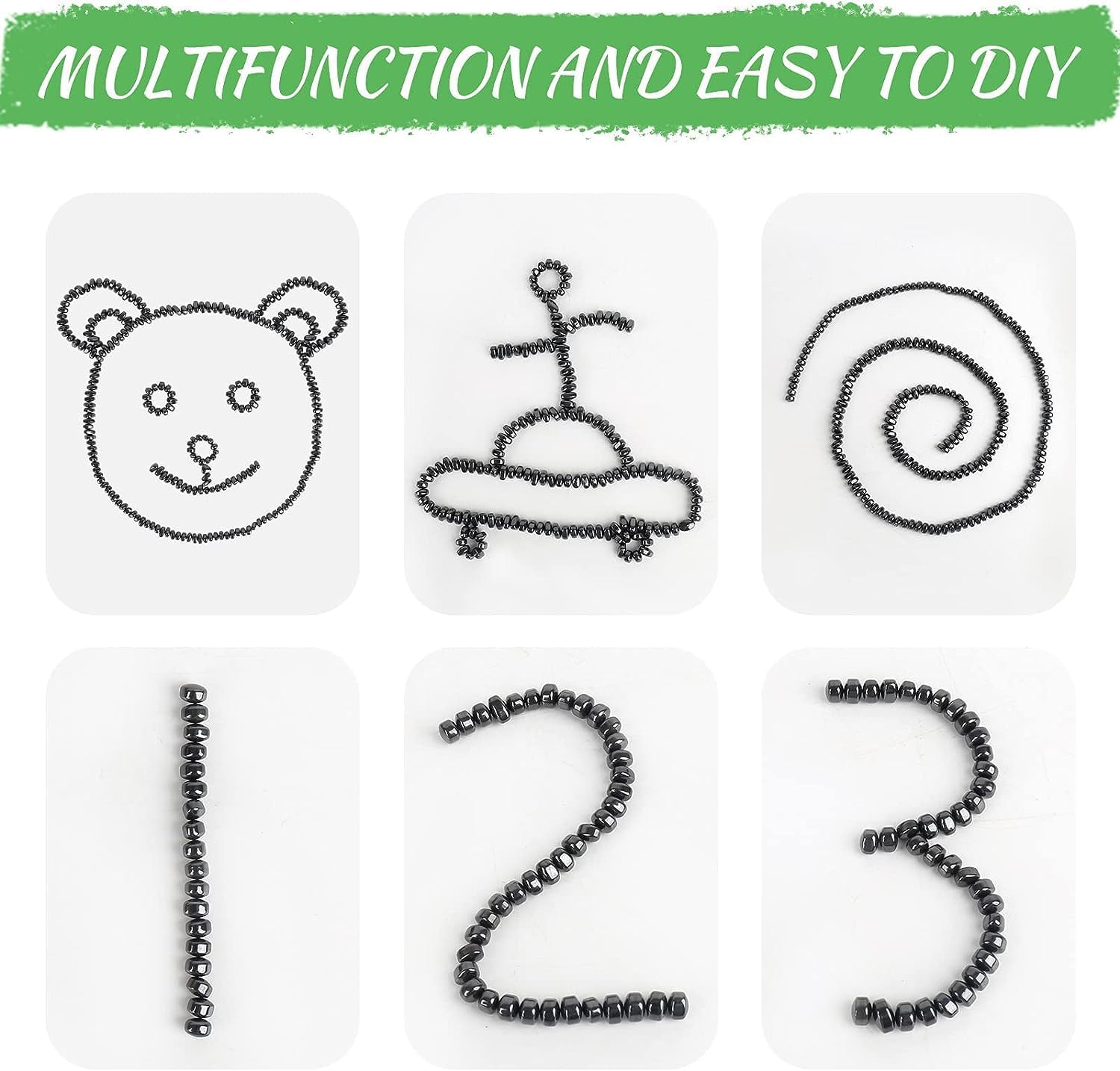 1100pcs Ferrite Putty, fidget toys, Fidget Toys Adults, Desk Fidgets Toys for Office Stress/Anxiety Relief,Adults gifts