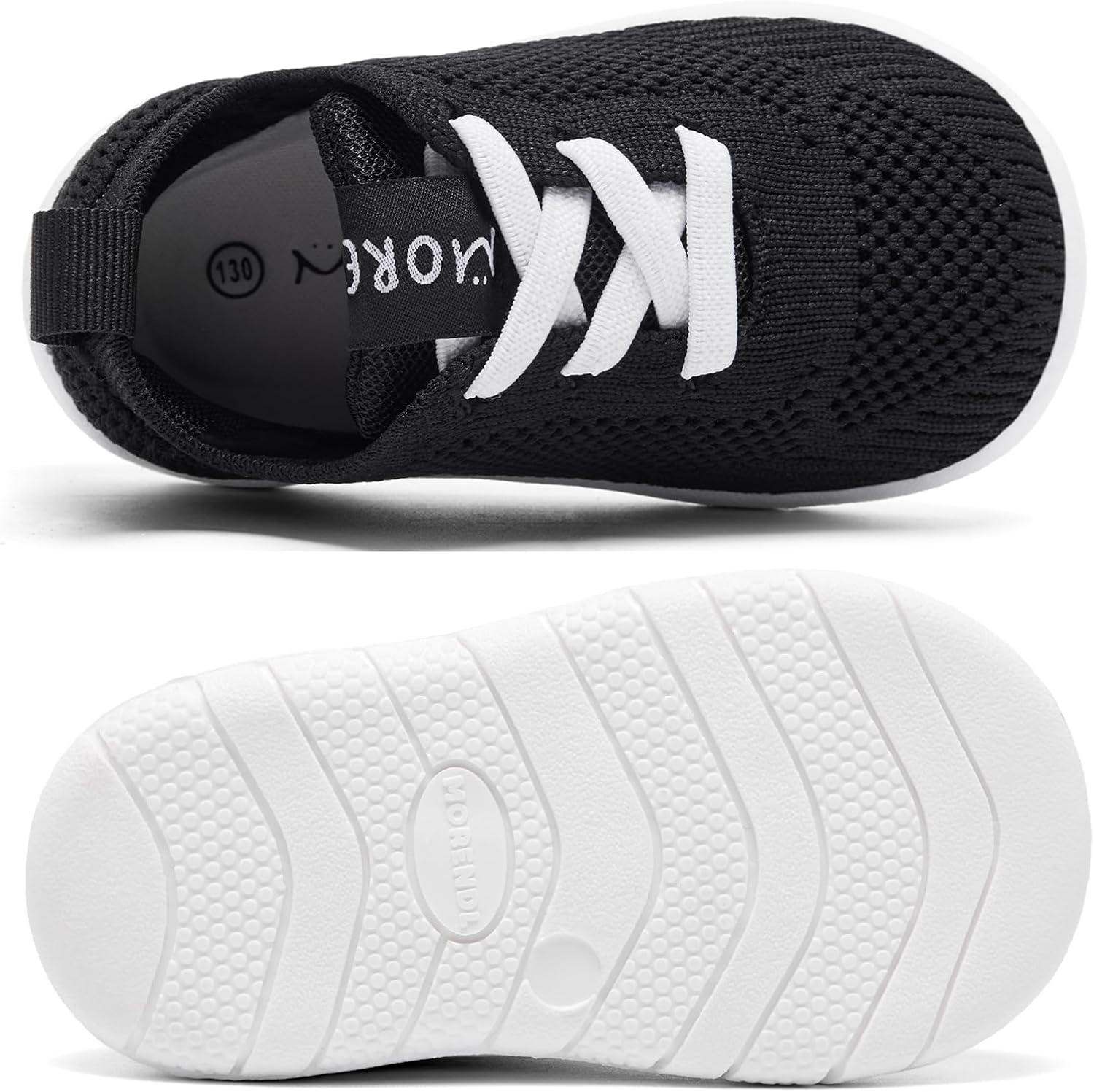 MORENDL Toddler Shoes Baby Walking Sock Shoes Infant Sneakers 0-4 Years Boy Girl Barefoot Tennis Shoe Non-Slip Brethable