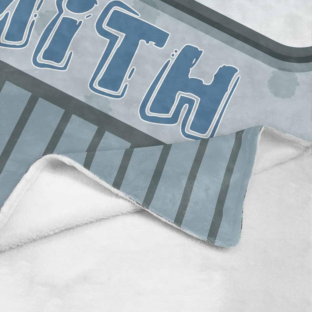 Personalized Cute Elephant Name Blanket, Custom Cartoon Alphabet Name Blanket Toddler Girls Soft Flannne Swaddling Blankets Customized Monogram Memorial Gift from Nana for Infant Newborn Shower