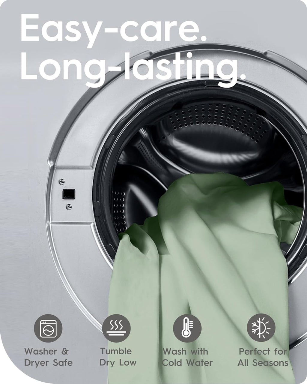 Pack N Play Sheets Fitted for Girls Boys, TotBasic Boho Mini Crib Sheets for Pack and Play/Mini Crib Mattress, Premium Soft Stretchy Jersey for Breathable Comfort - 2 Pack (Sage Green&Botanical Leaf)