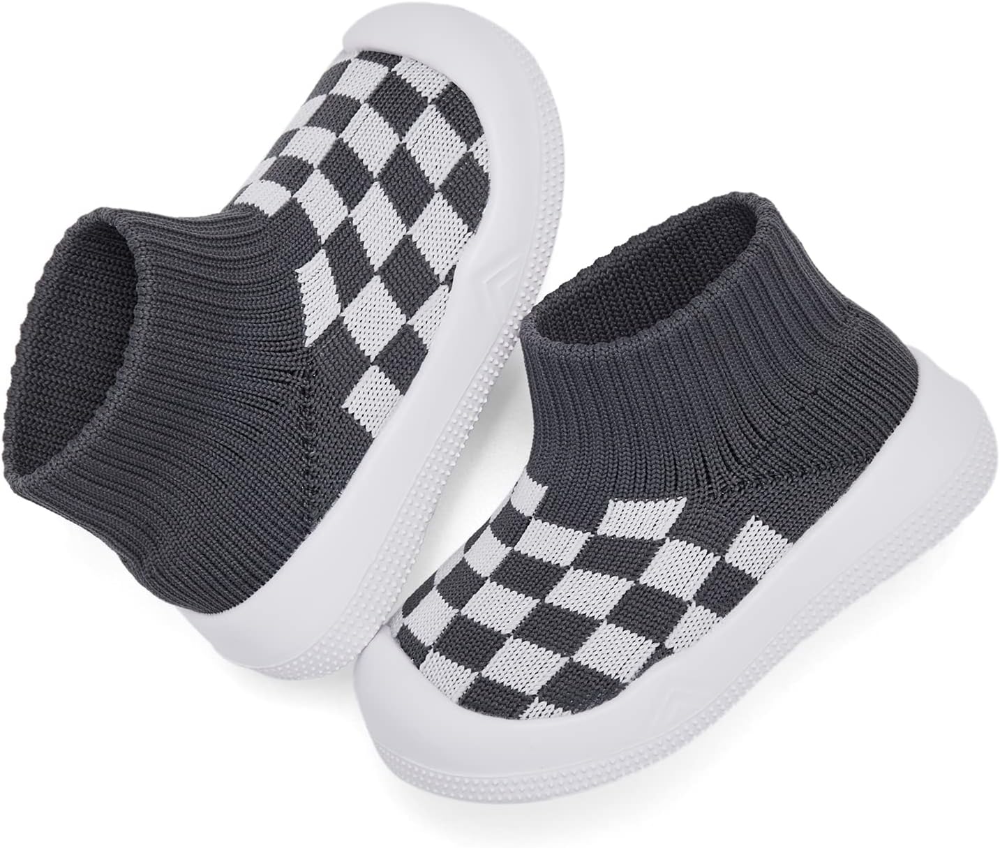 Eashi Baby Boy Girl Non-Skid Indoor Infant Walking Shoes Breathable Warm Elastic Sock Shoes with Memory Sole Protect Toes Outdoor Sneakers