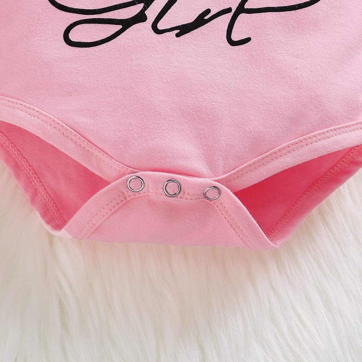 Newborn Baby Girl Clothes, Infant Girl Outfits Long Sleeve Ruffle Romper + Floral Pants + Headband Set