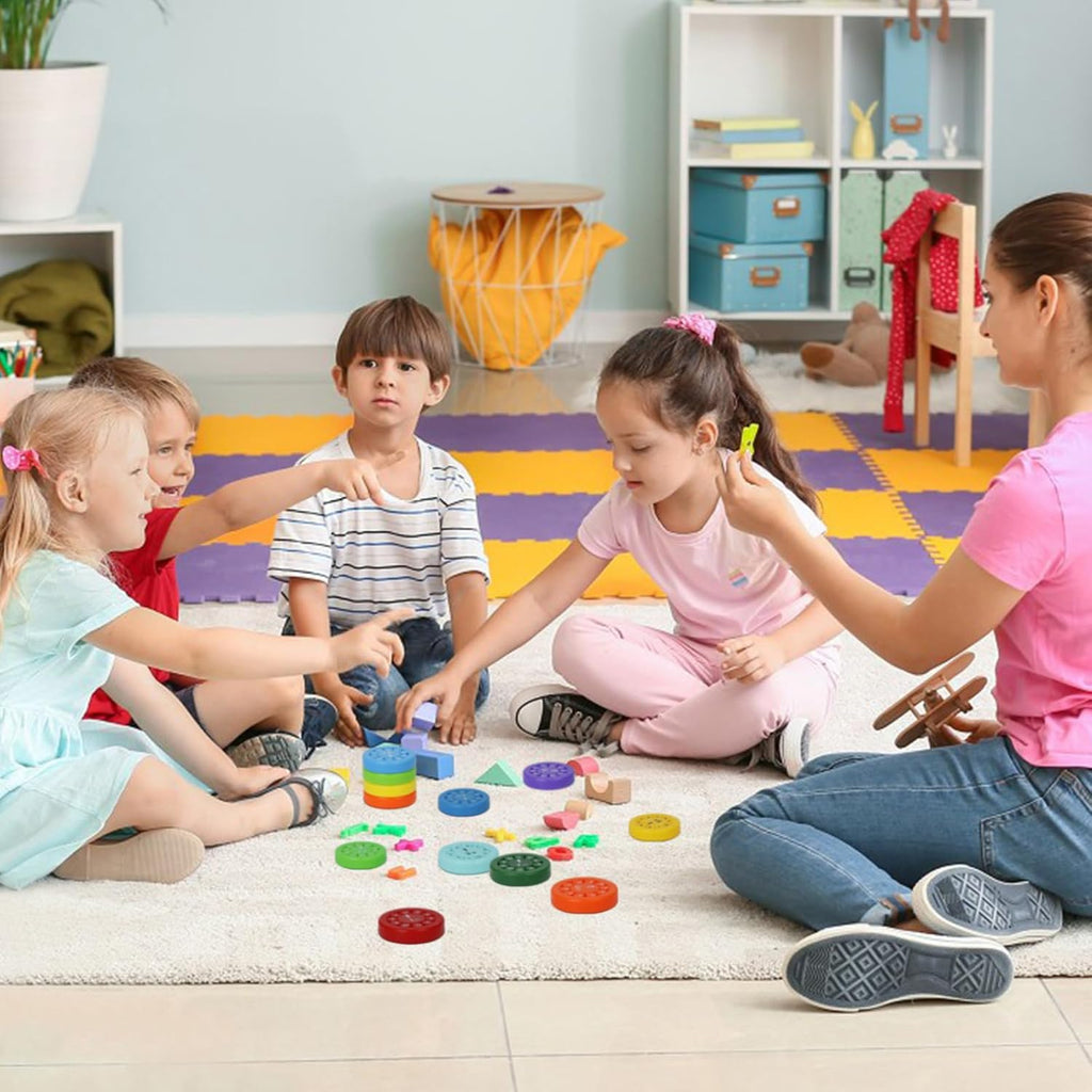 Math Fidget Spinner,9pcs Double Side Math Fidget Toy Multiplication&Division, New Math Facts Fidget Spinners Toys Game for Kids Basic Arithmetic Learning & Education