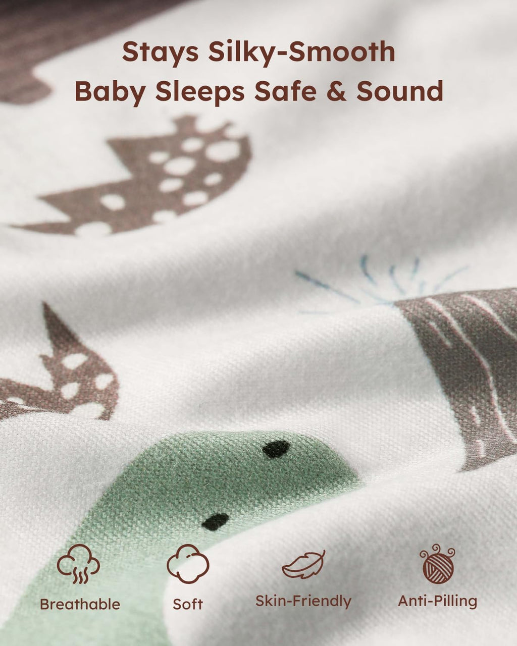 Yoofoss Baby Pack and Play Sheets 2 Pack for Boys and Girls - 38x26 Mini Crib Sheets Fitted Neutral Compatible with Graco Pack n Play Mattress,Ultra Soft Breathable Microfiber Dark Blue Dinosaurs